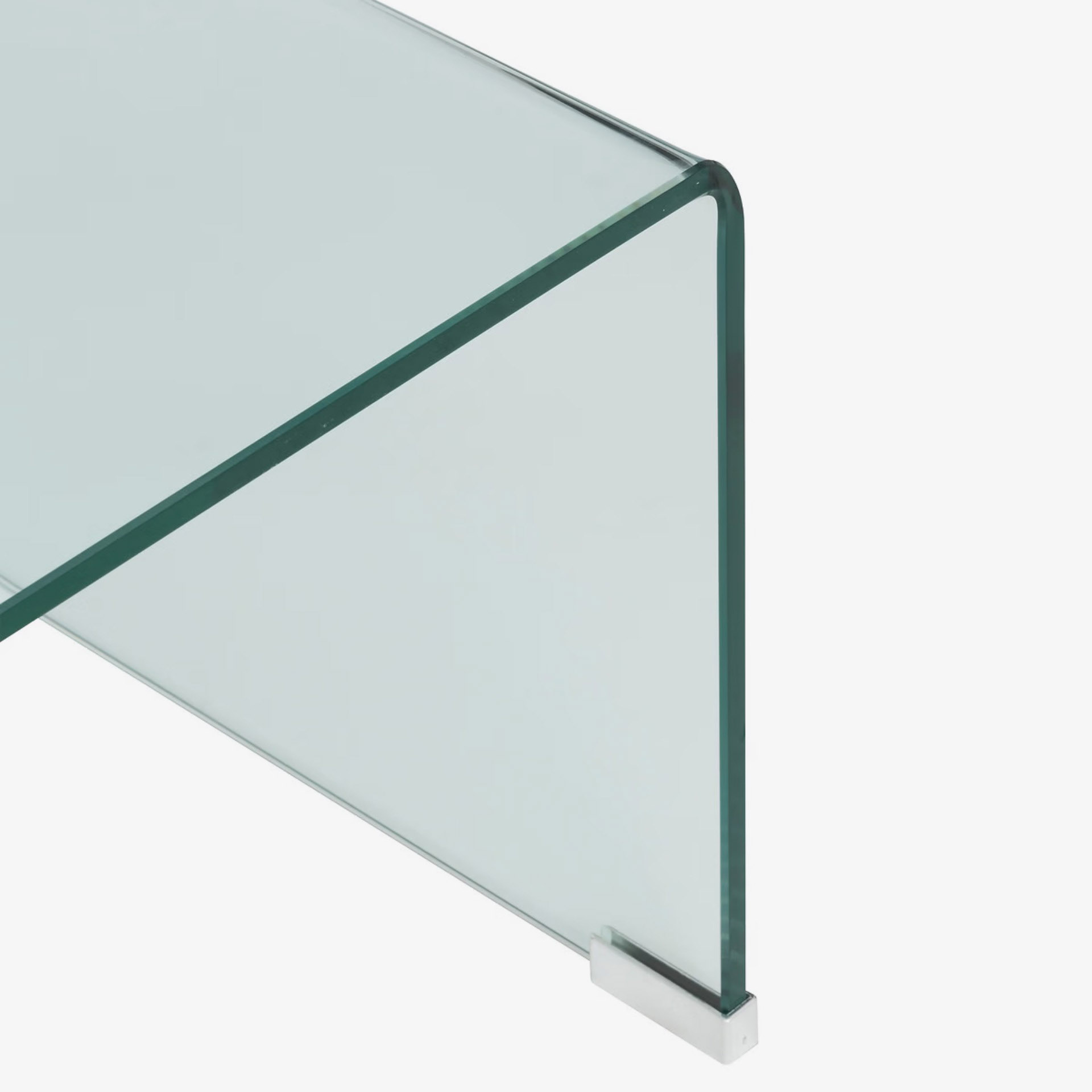 Mesa de centro de vidrio Xalen 110x55x38cm 
