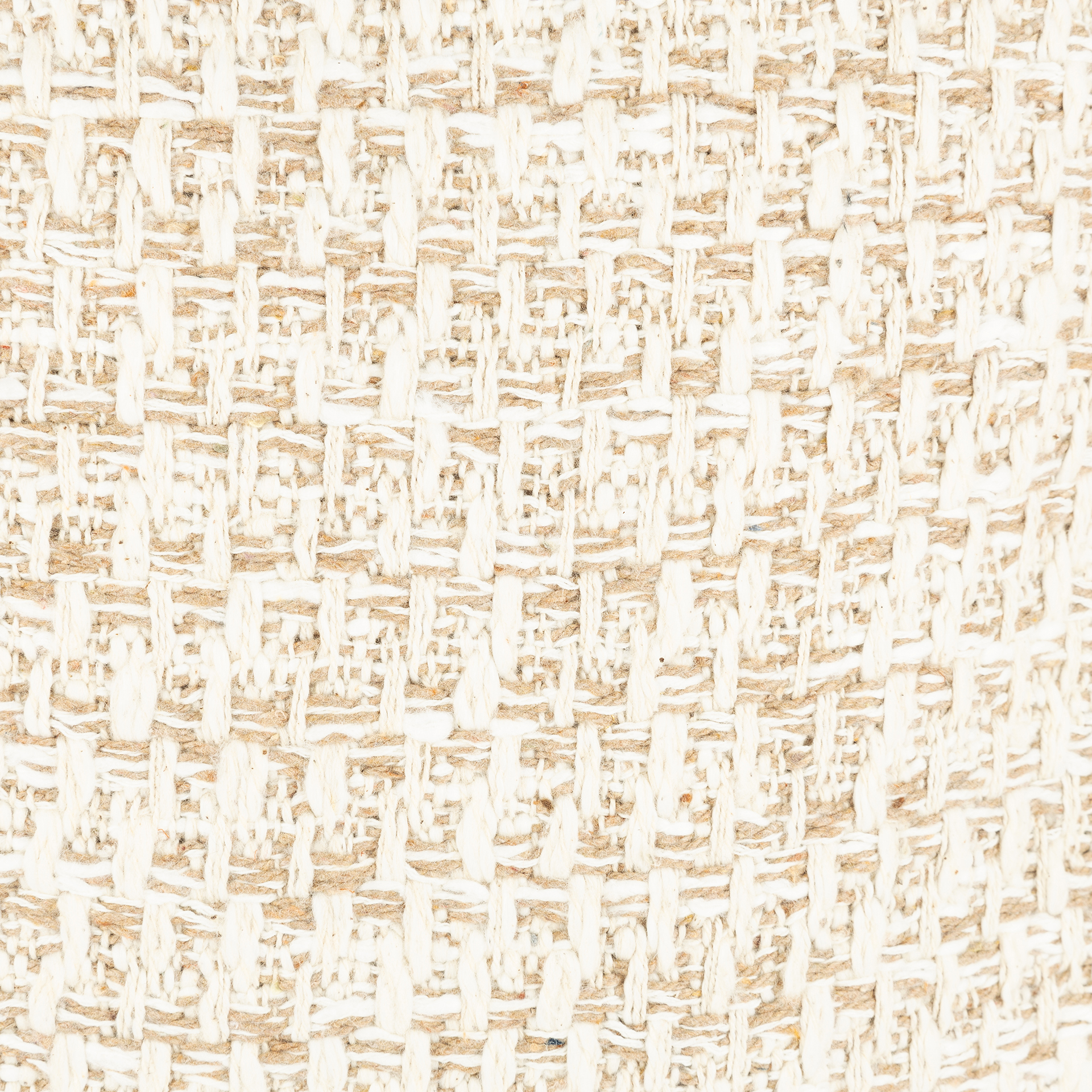 Cojin de algod&oacute;n beige con rayas 45x45cm