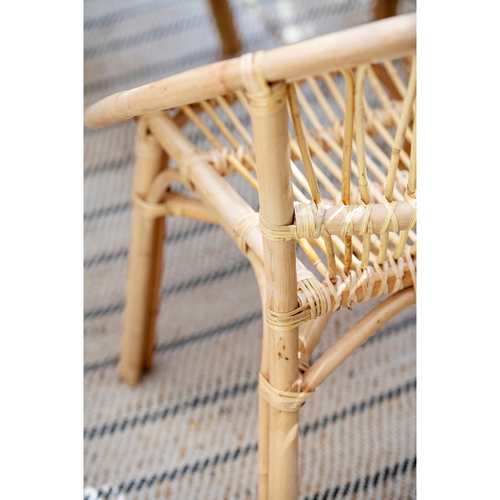 Silla de comedor de ratán natural Dream 56x56x80cm