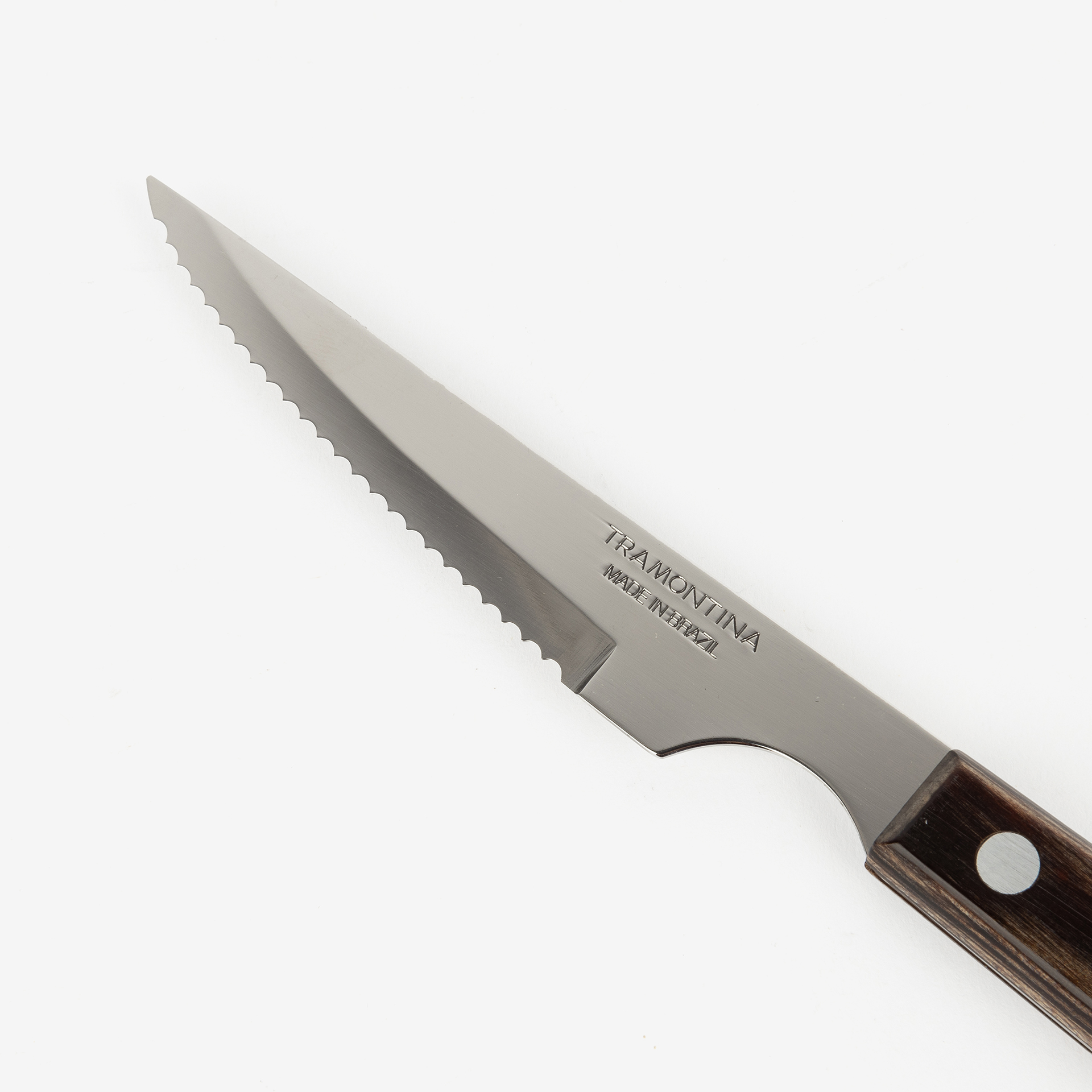 Cuchillo de carne con mango madera 11cm
