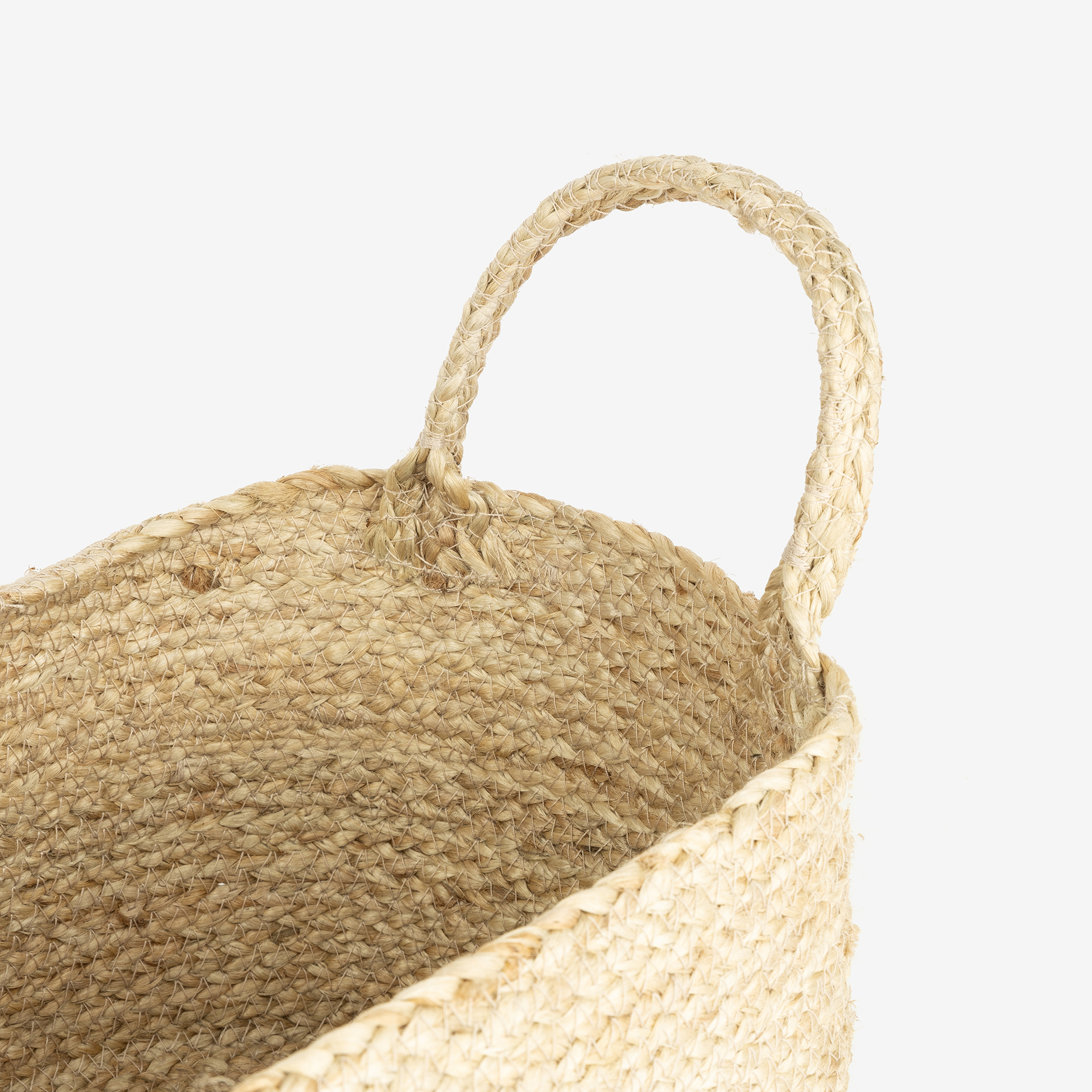 Cesta de yute ovalada Fita 40x26x18cm