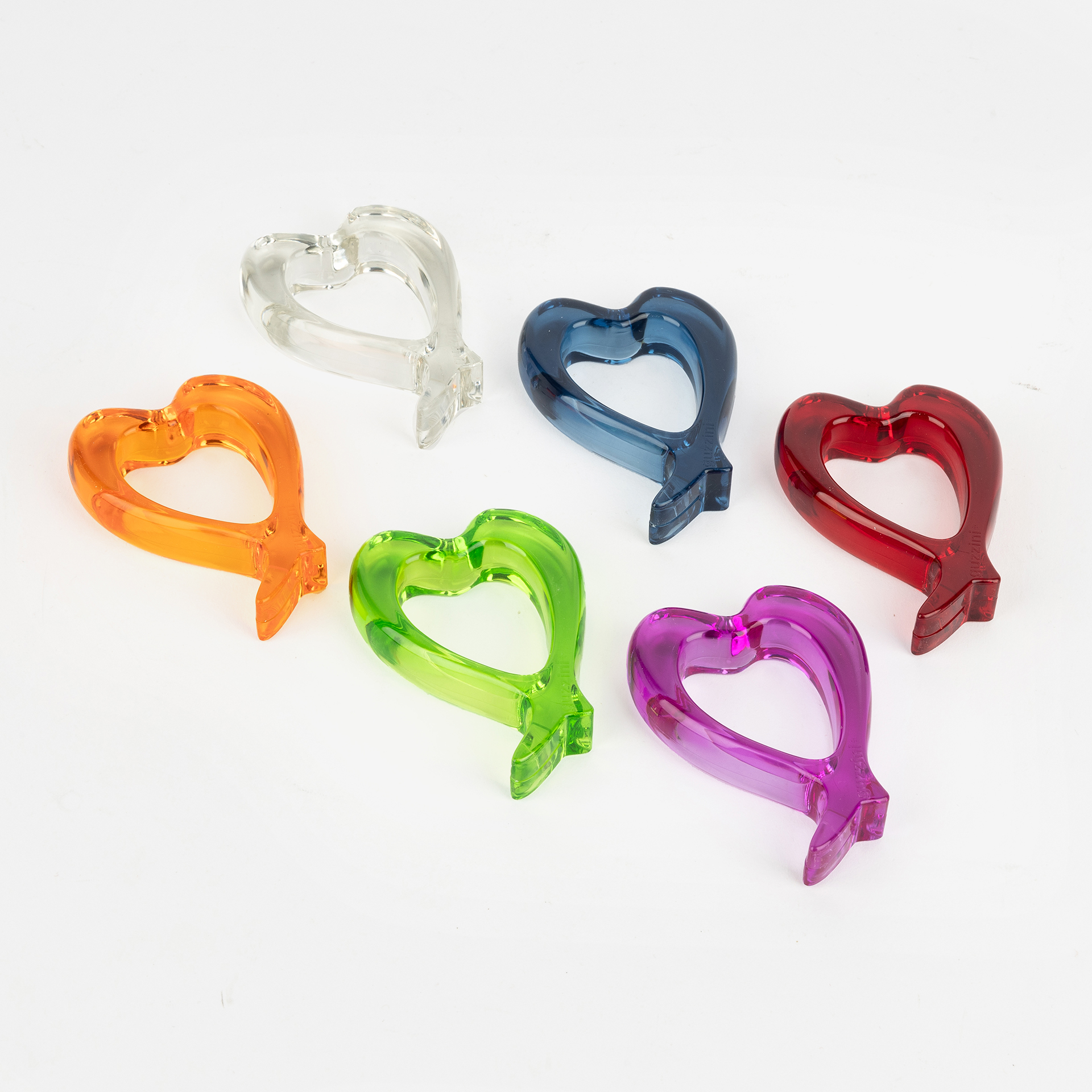 Set de 6 servilleteros de diferentes colores - Guzzini