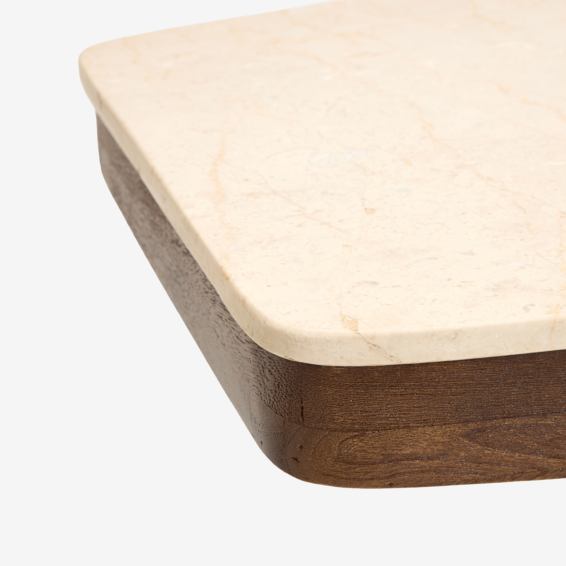 Mesa de centro de m&aacute;rmol Se&uacute;l 128x63x36cm Clau&Chloe