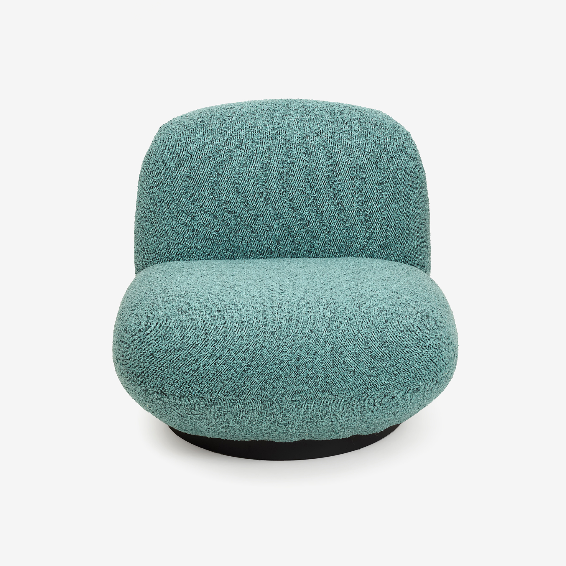 Butaca de borreguito giratoria azul Pacha 81x95x71cm Clau&Chloe