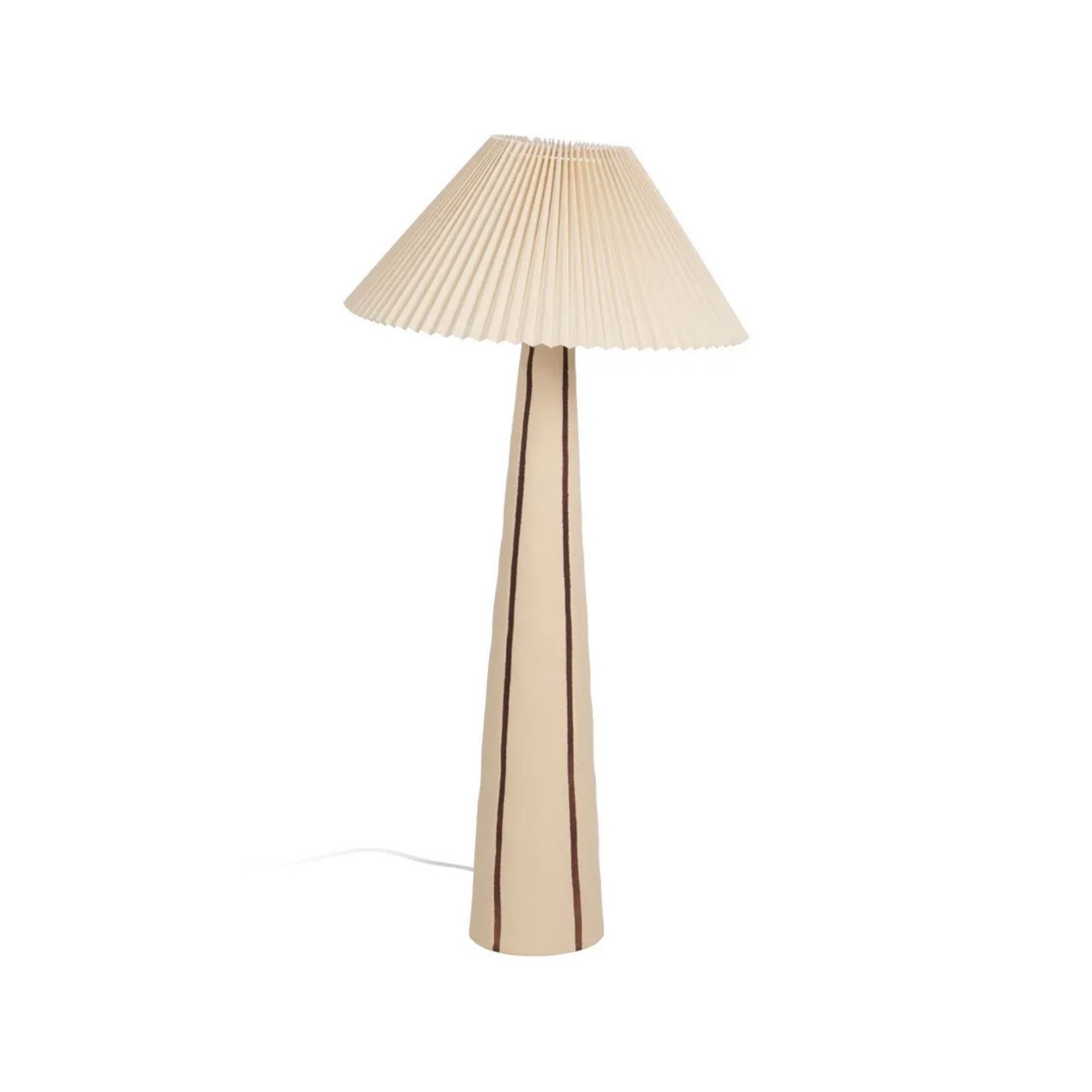 Lámpara de pie de cerámica Elena Ø53x103cm