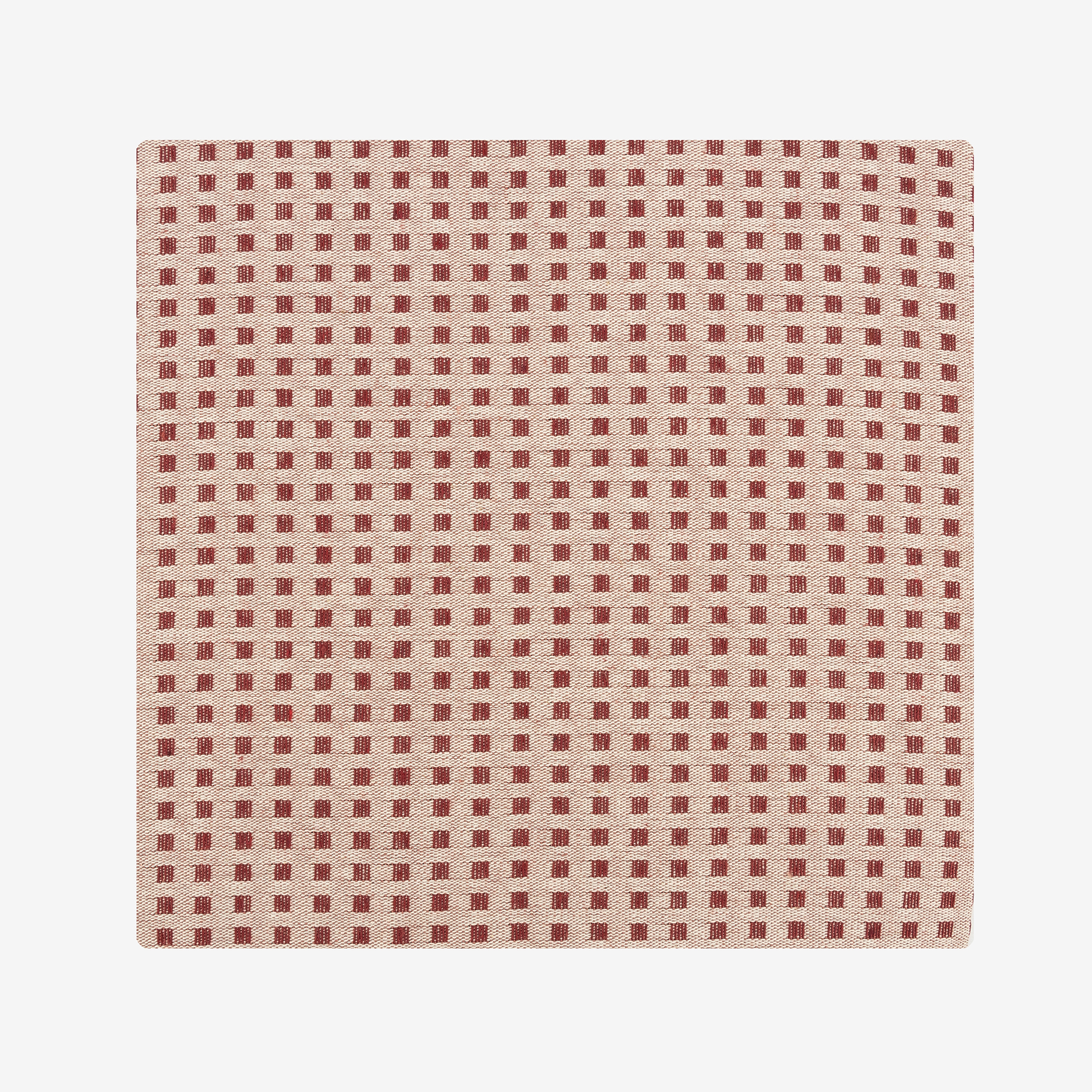 Mantel de algodón reciclado granate Trivial 140x250cm