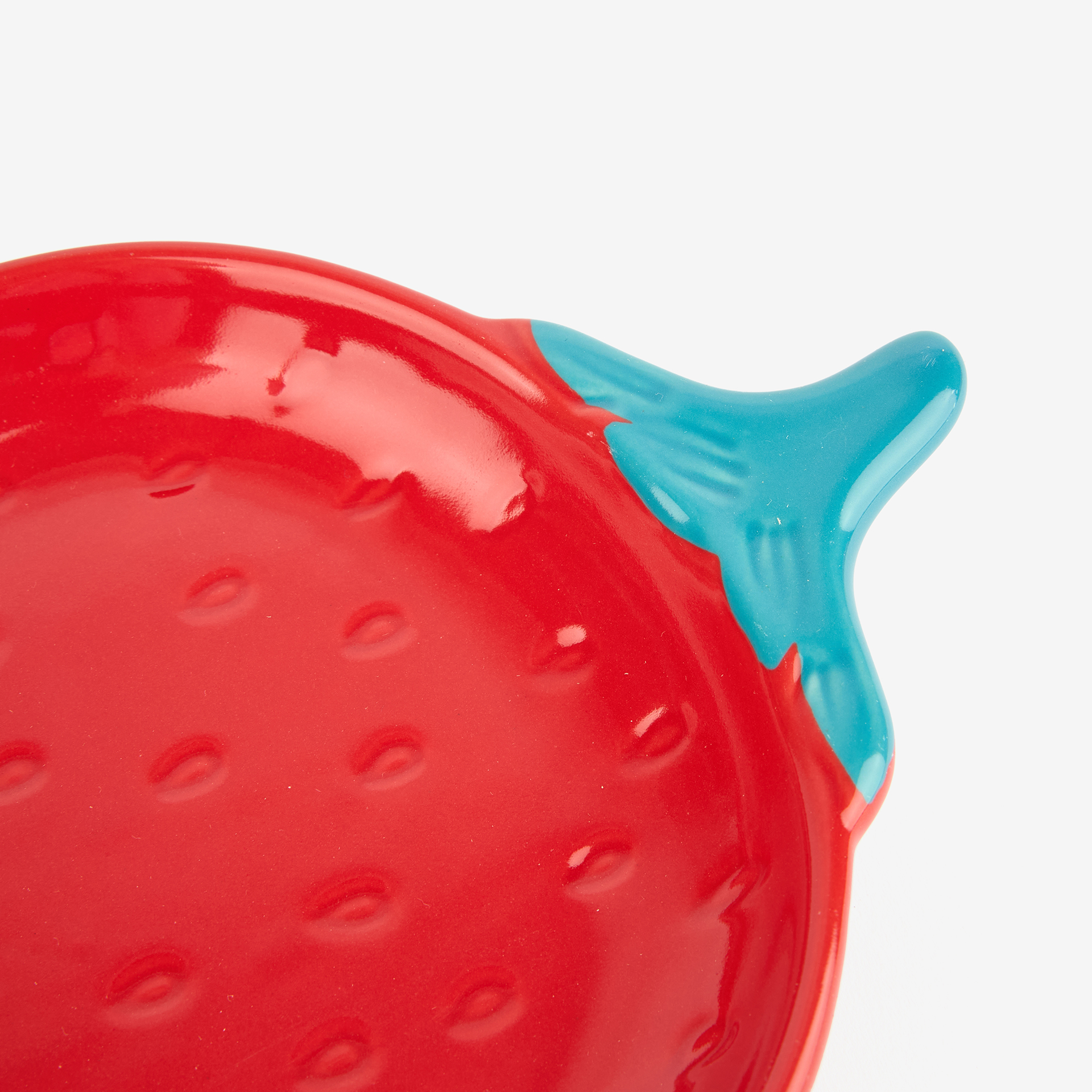 Plato de gres Fresa 18x12cm