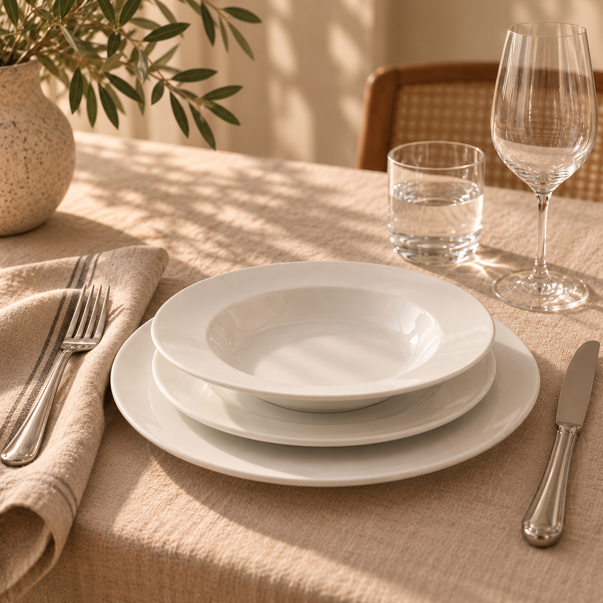 Vajilla de porcelana Cantina