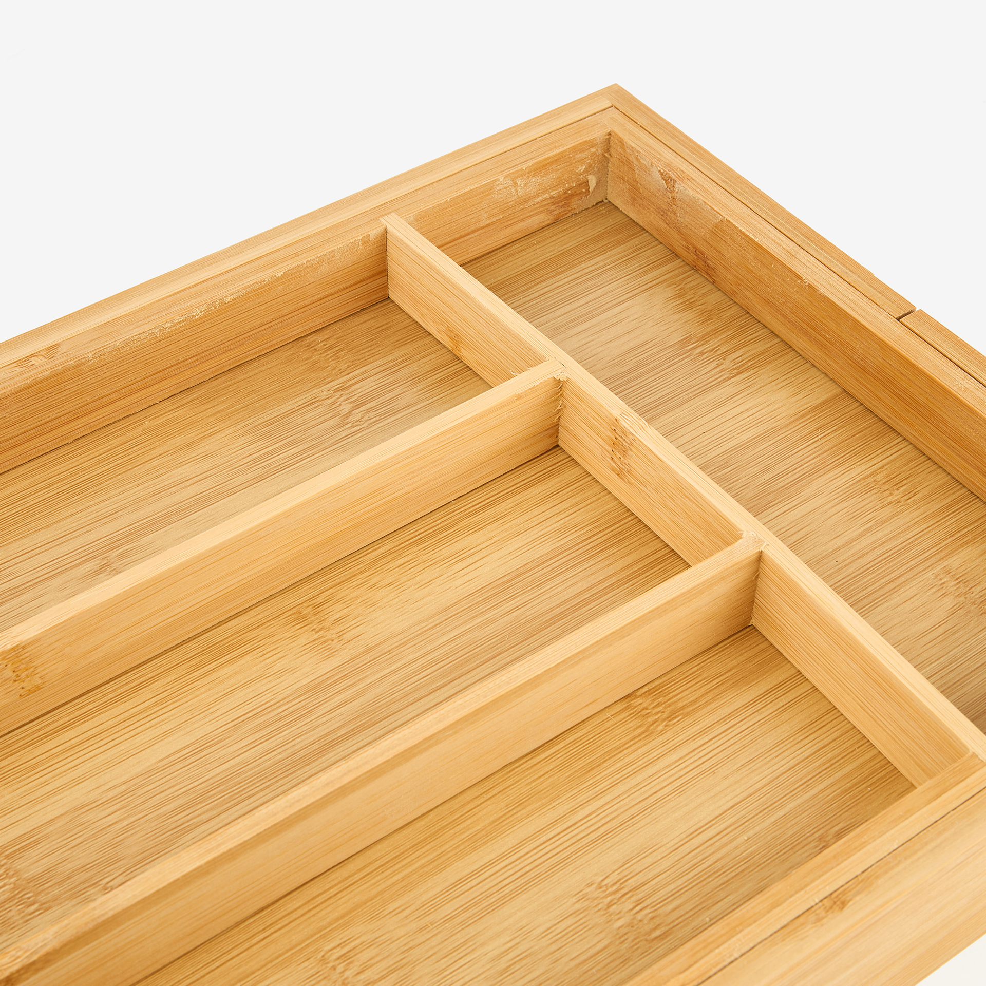 Cubertero extensible de bamb&uacute; 35x40x5cm