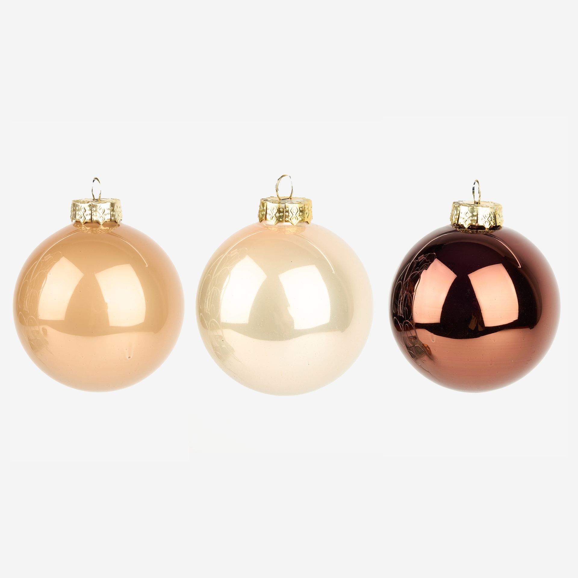 Set de 16 bolas decorativas Navidad &Oslash;13cm