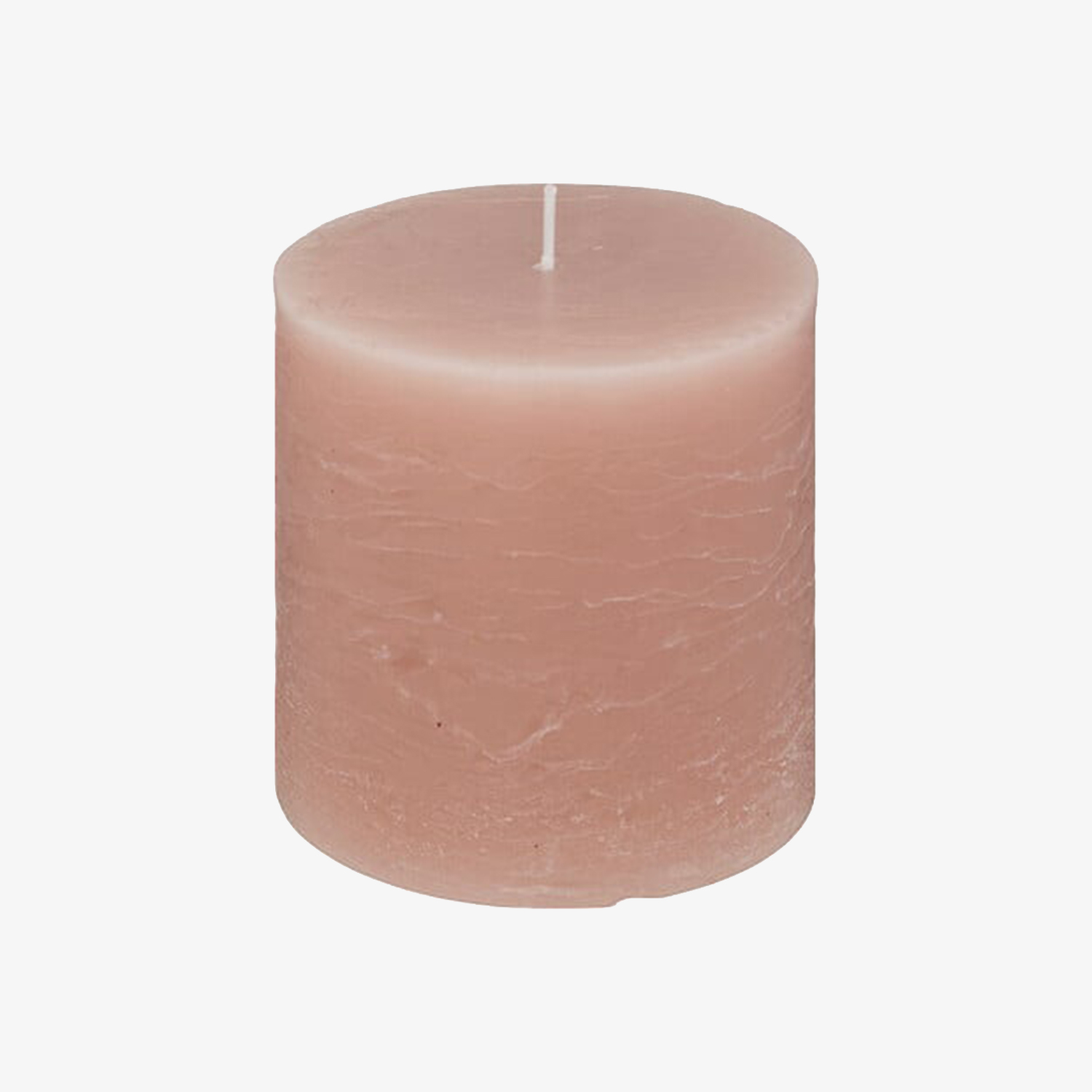 Vela decorativa pilar rosa claro &Oslash;10x10cm