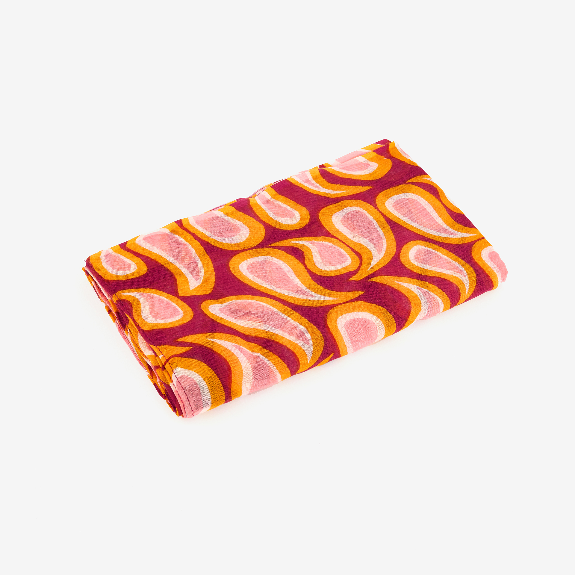 Pareo/fular de algodón Paisley 110x180cm Clau&Chloe