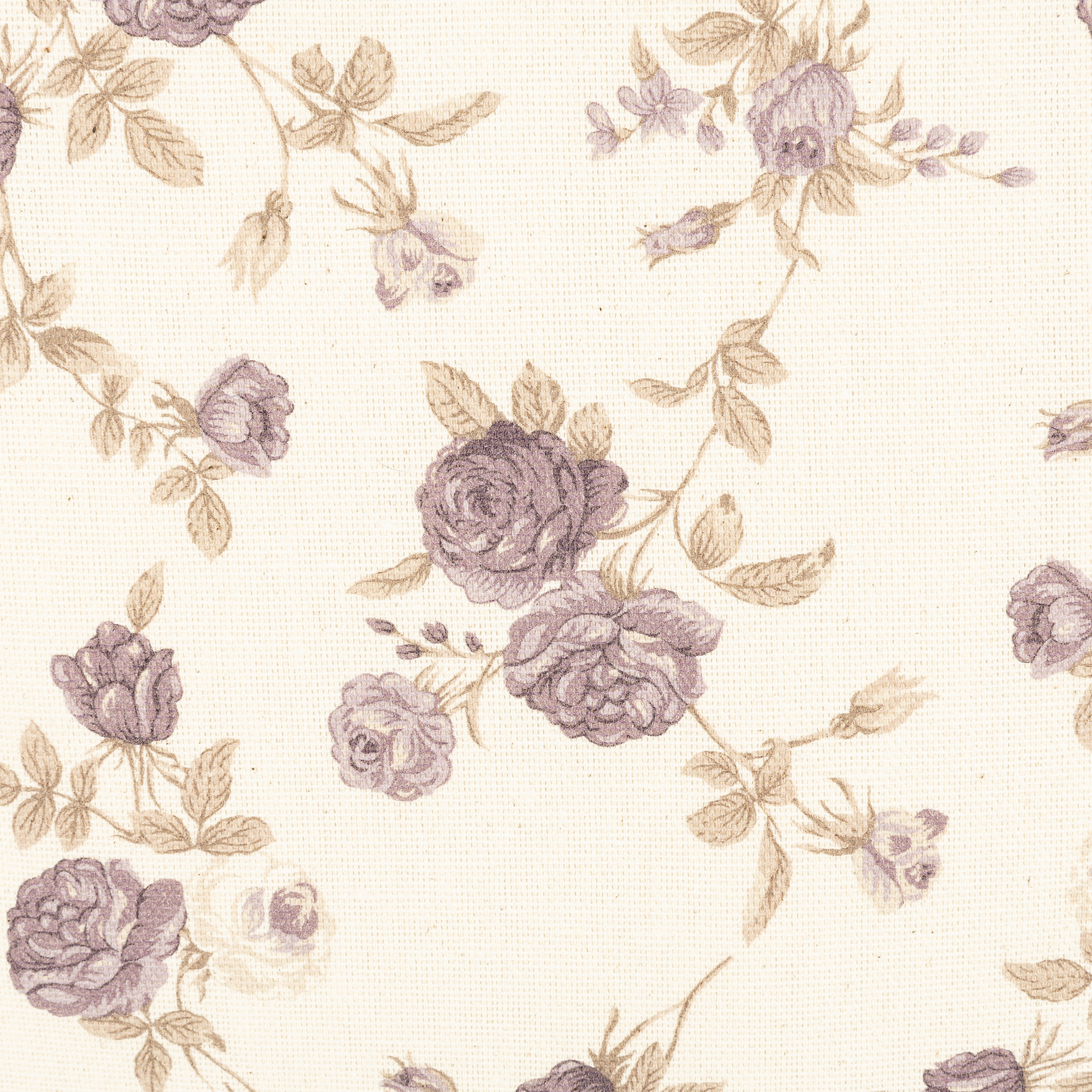 Funda de coj&iacute;n de algod&oacute;n reciclado floral morado 45x45cm