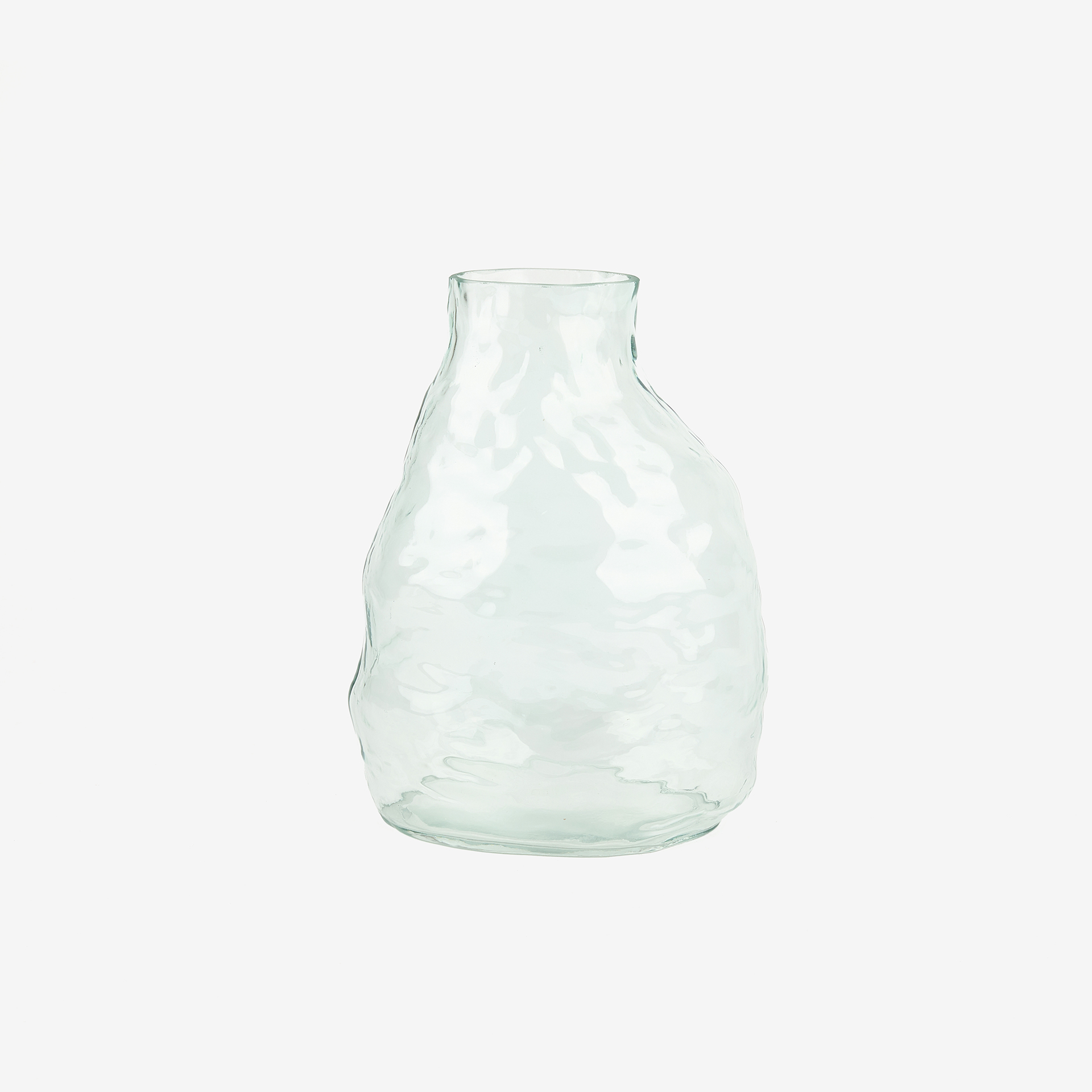 Jarr&oacute;n de cristal transparente Biras 21x15x23cm