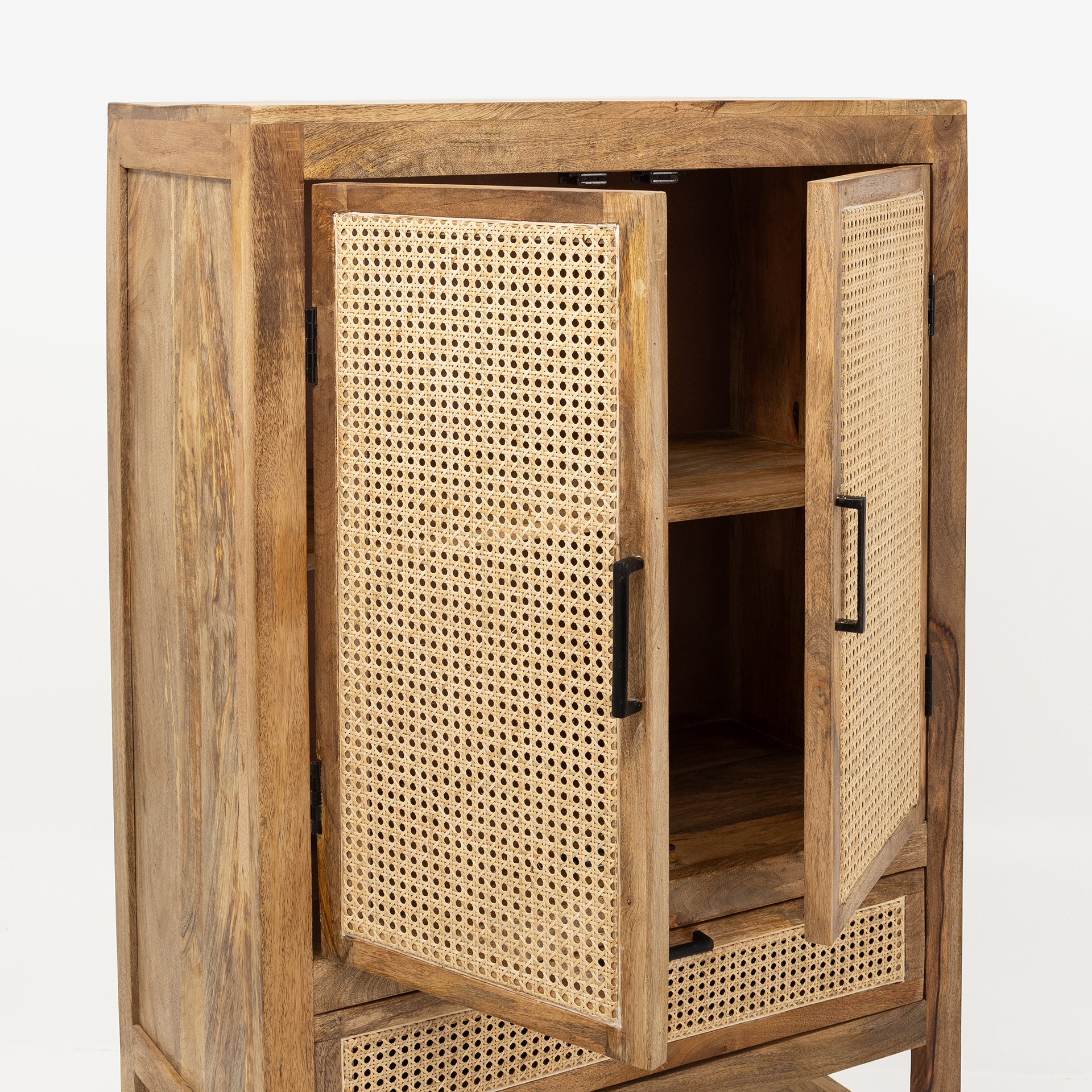 Armario de madera de mango Merlin 82x42x138cm Clau&Chloe