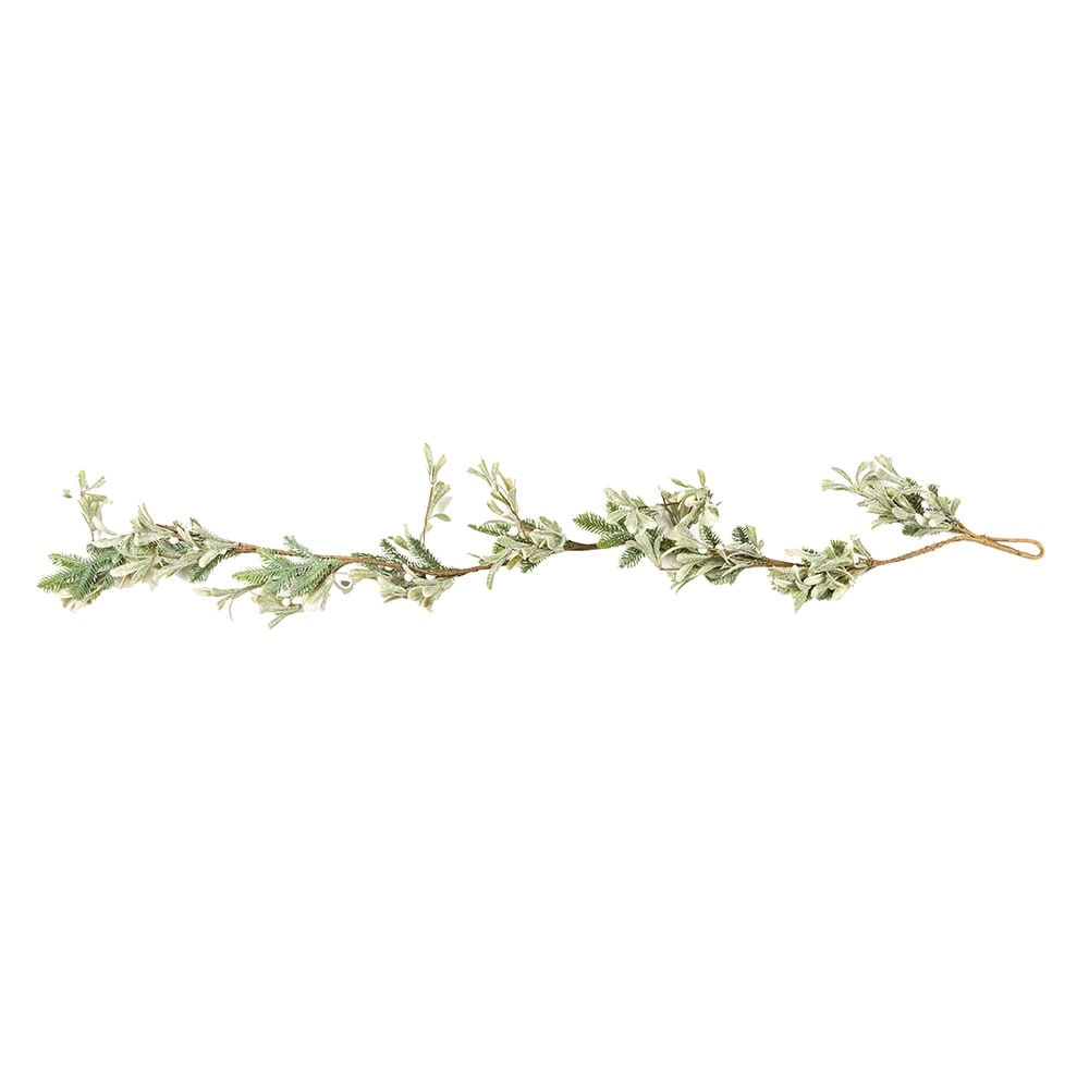 Guirnalda con bayas blancas