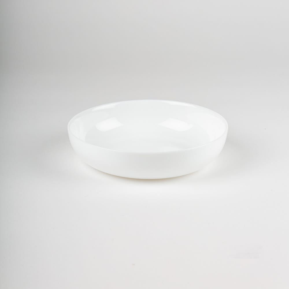 Plato llano blanco opal Ø17cm