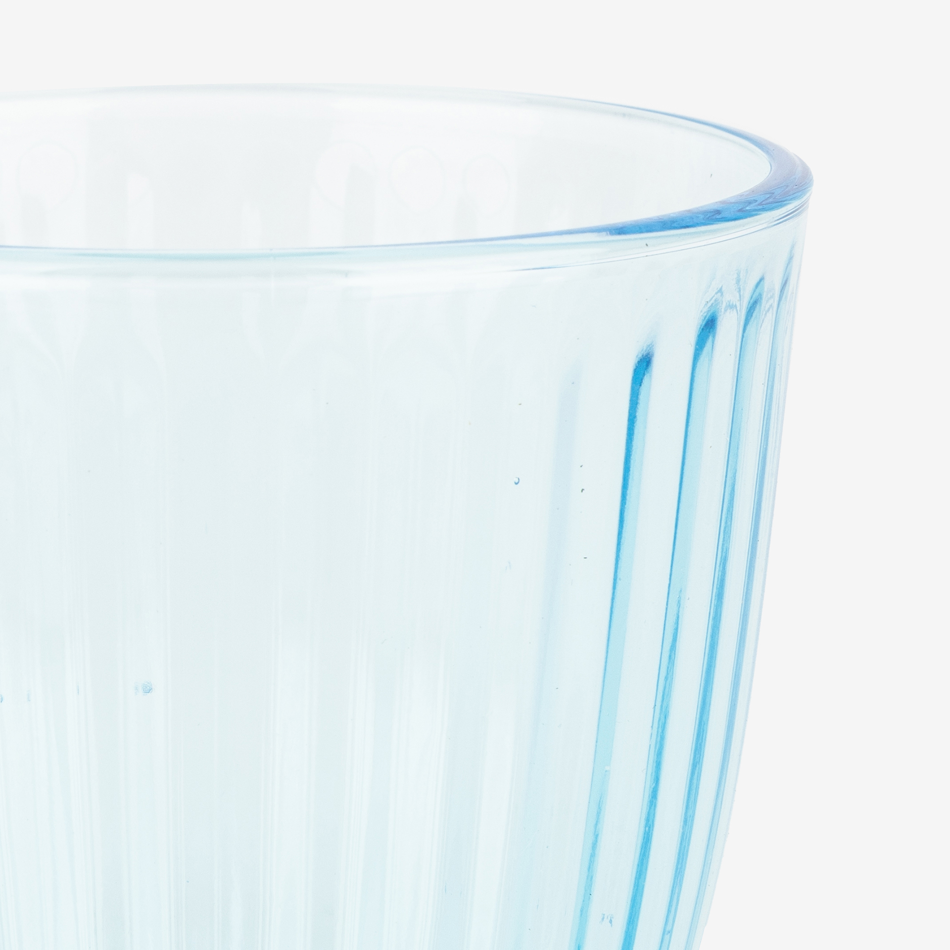 Vaso de cristal azul Line 29cl