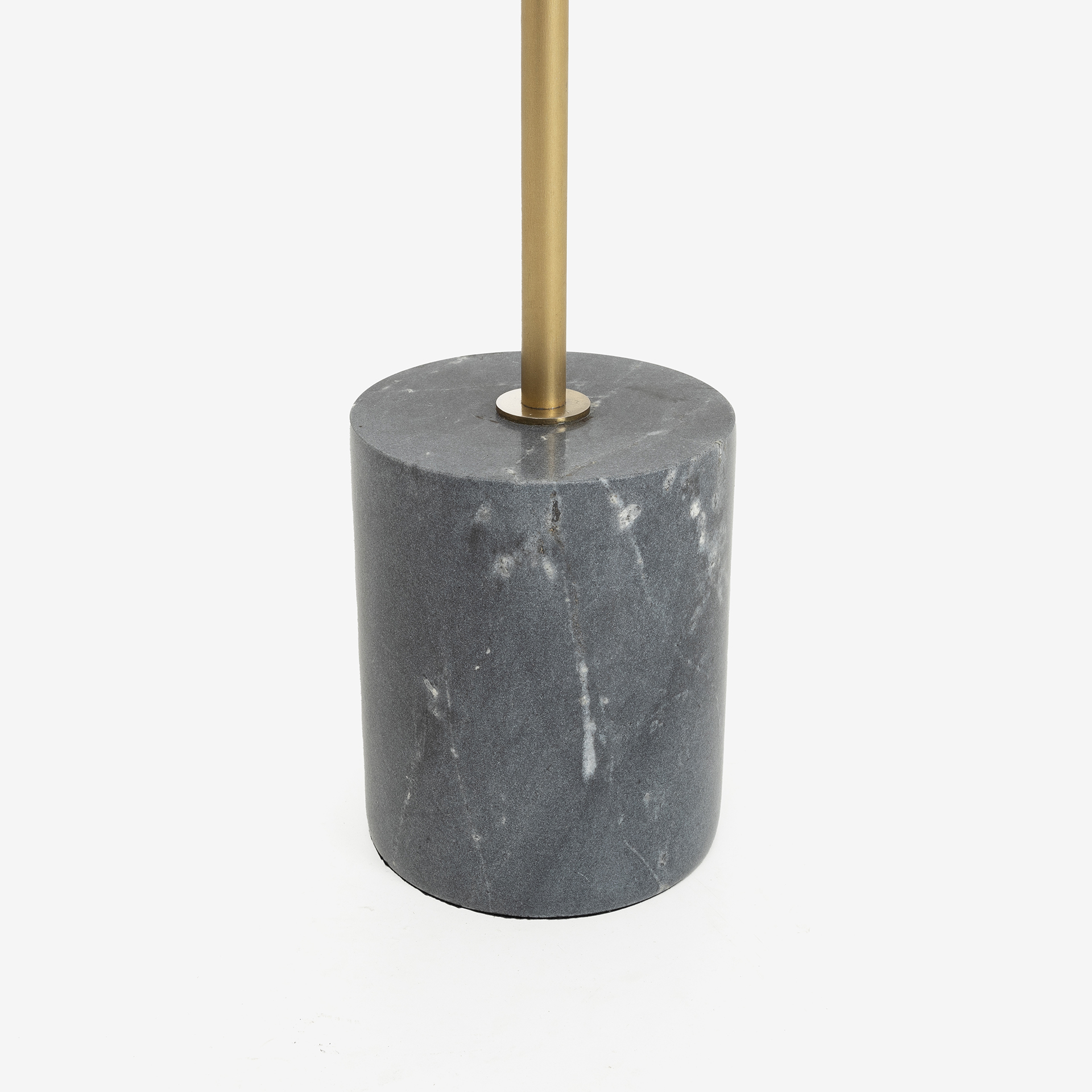 Mesa auxiliar de mármol gris Kern Ø35x61cm Clau&Chloe