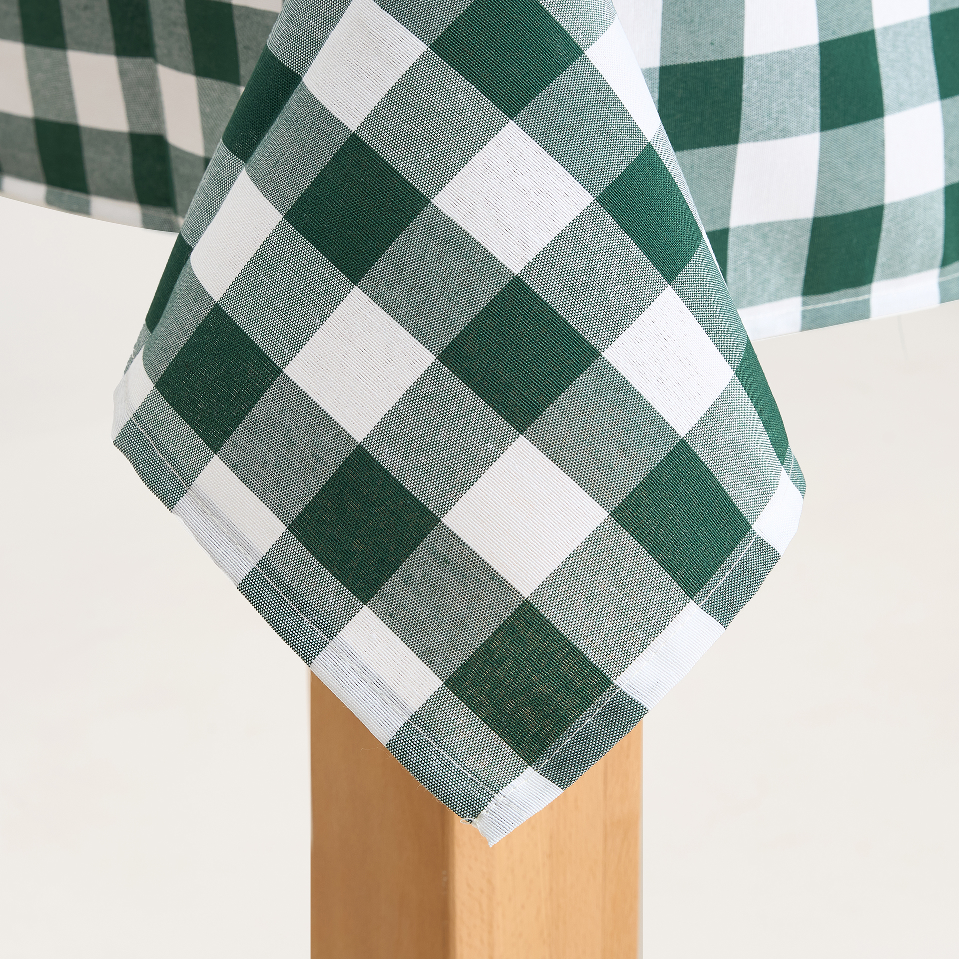 Mantel Vichy verde 140x250cm