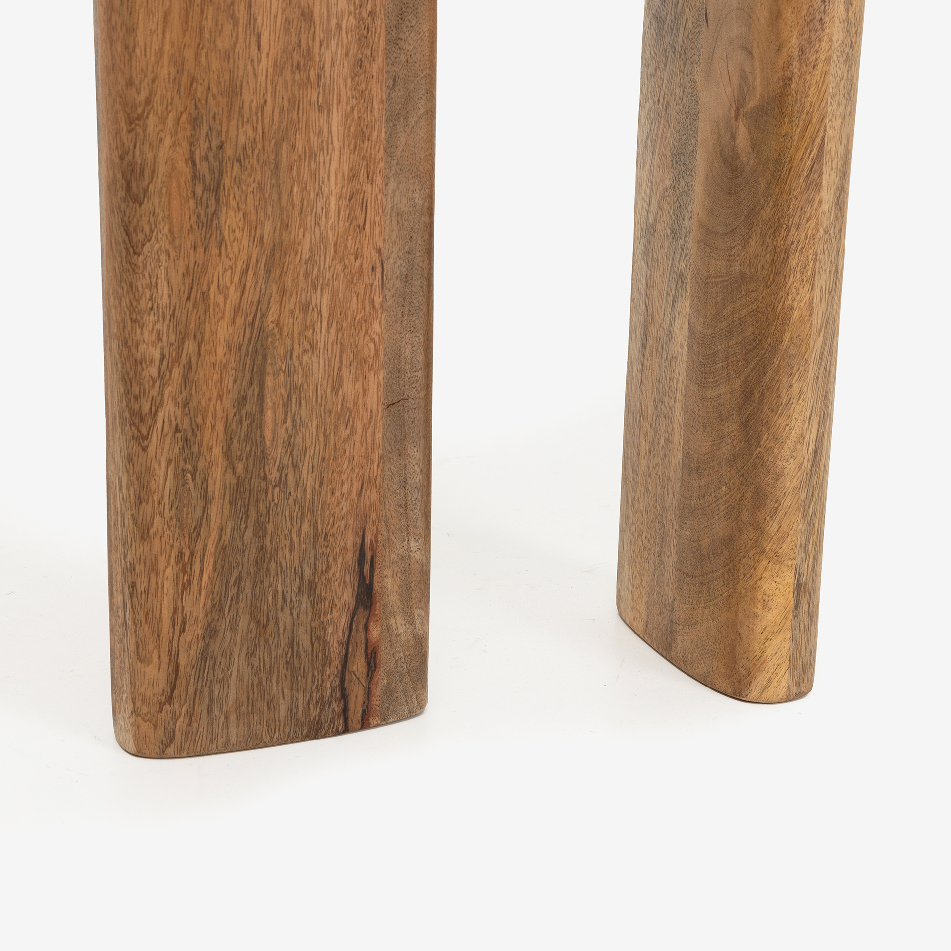 Set de 2 mesas de madera de mango Clau&Chloe