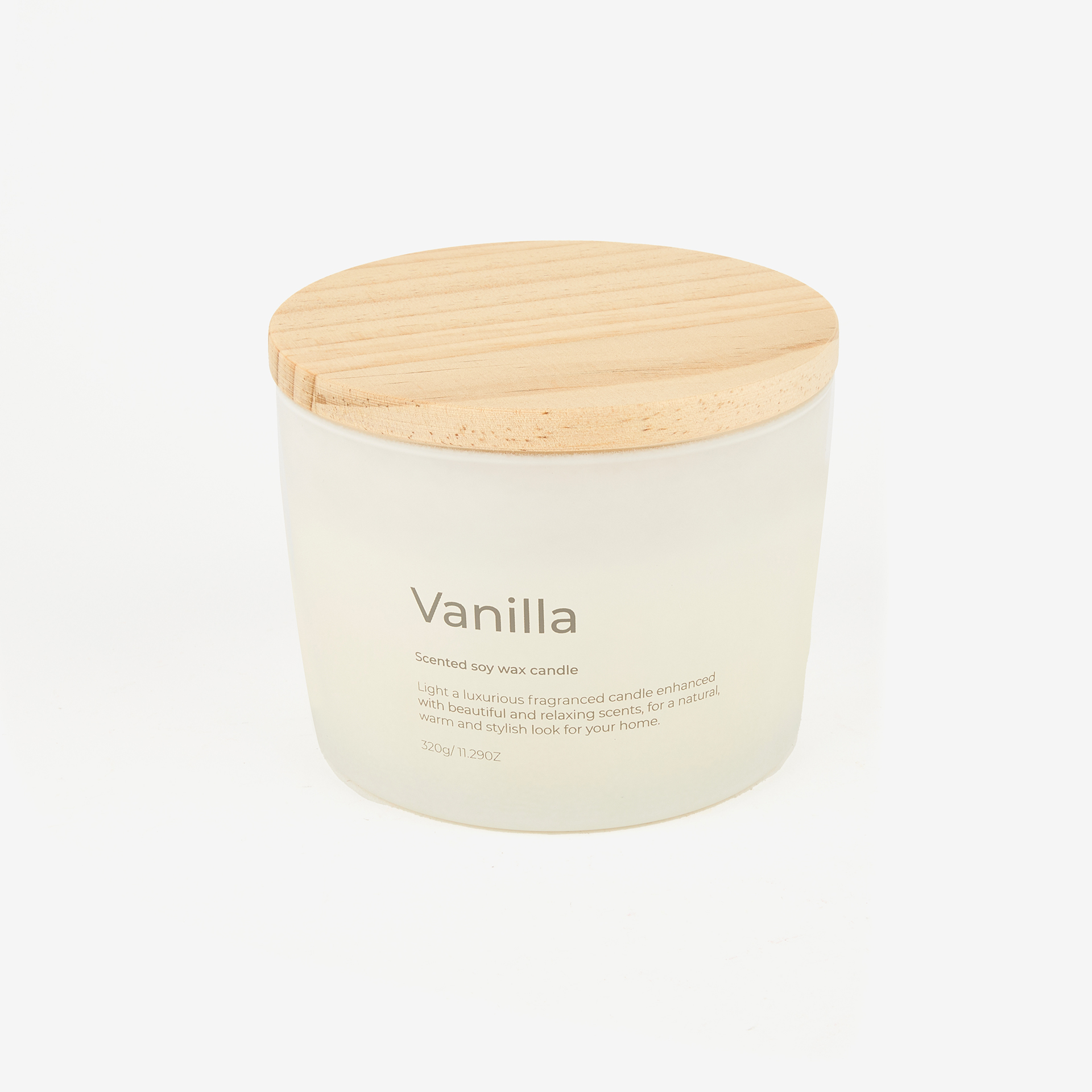 Vela aromática Vainilla 290g Ø11x9cm