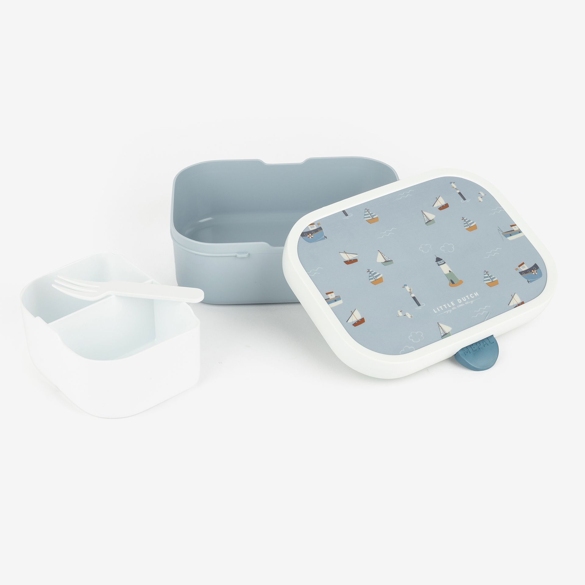 Lunch box infantil de pl&aacute;stico Sailor 75cl 17x6x13cm