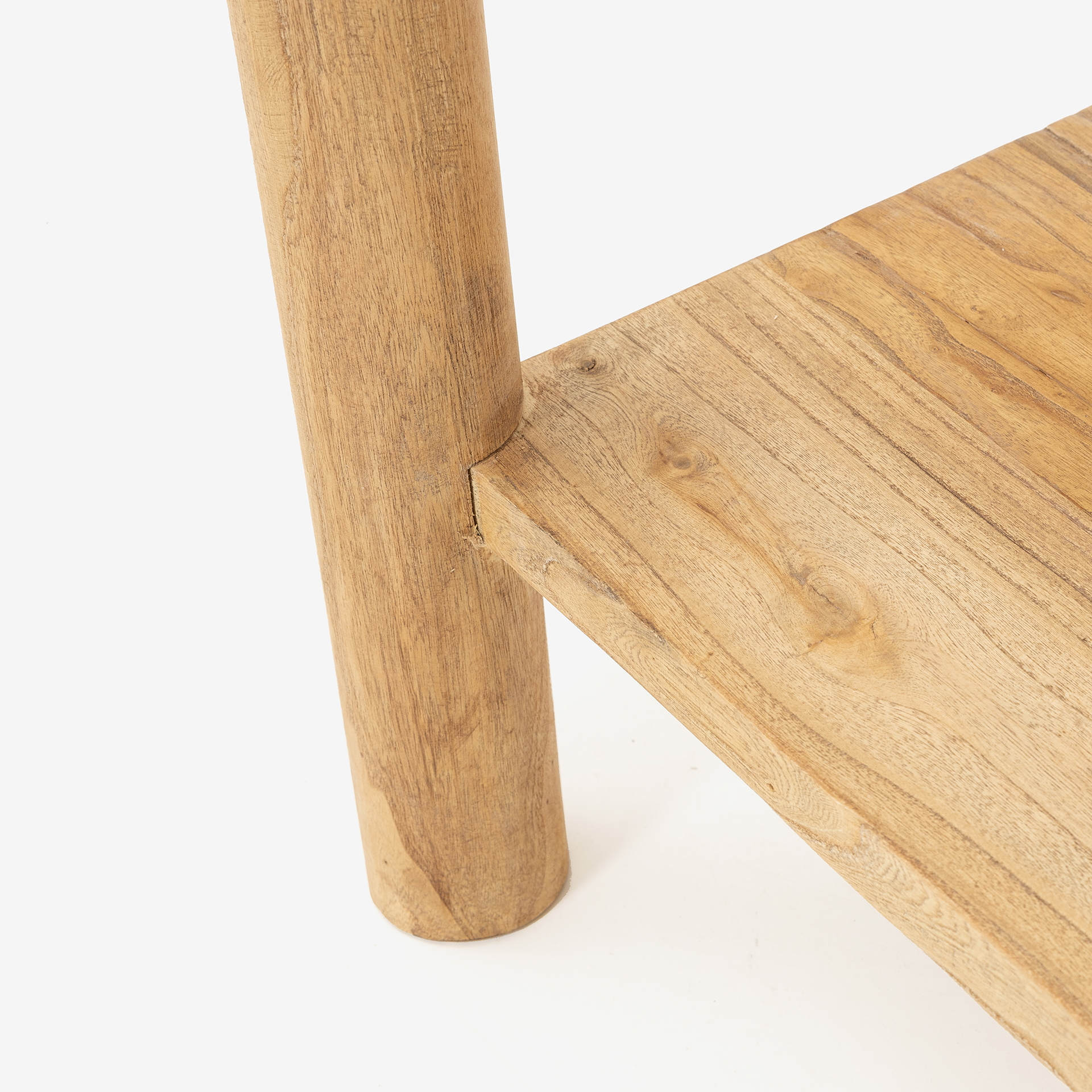 Consola de madera de olmo reciclada Mop 150x38x80cm