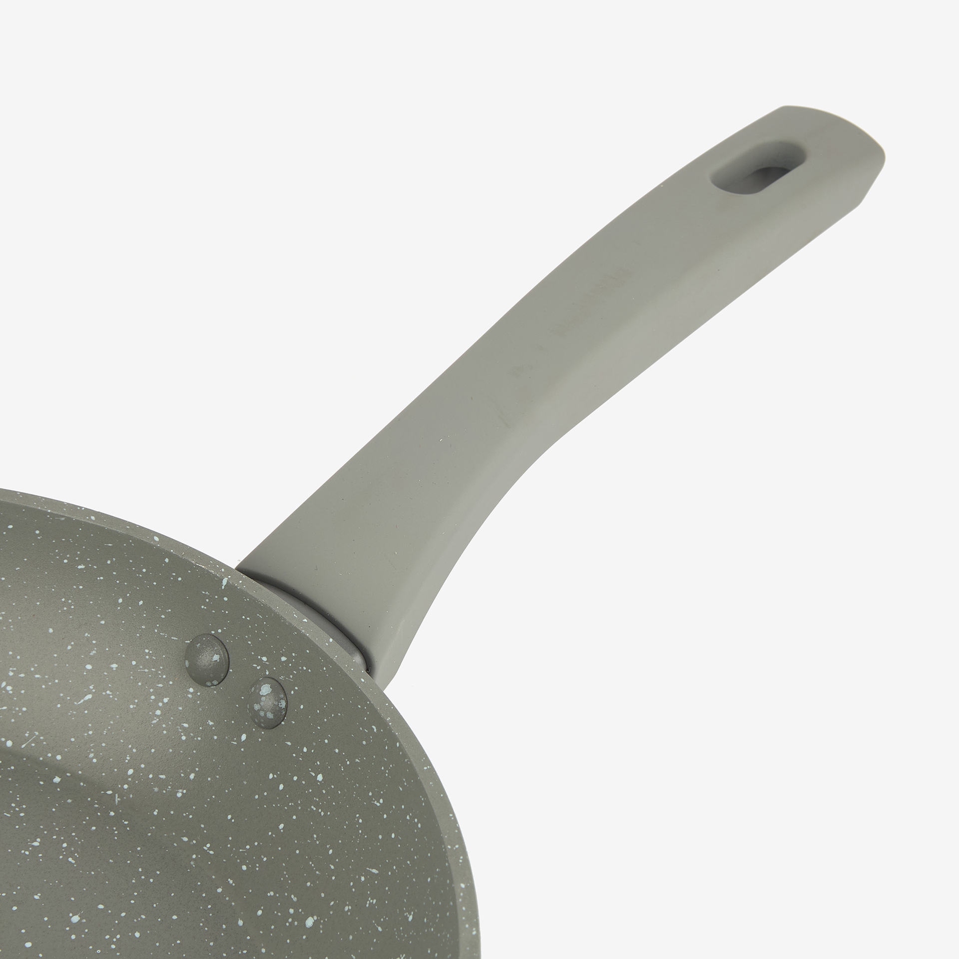 Set de 3 sartenes de aluminio y mármol antiadherente Ø20/24/28cm