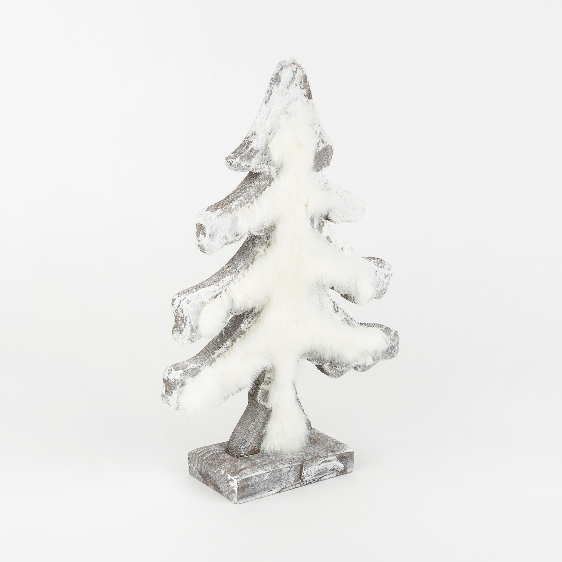 &Aacute;rbol decorativo de fieltro 17x26cm