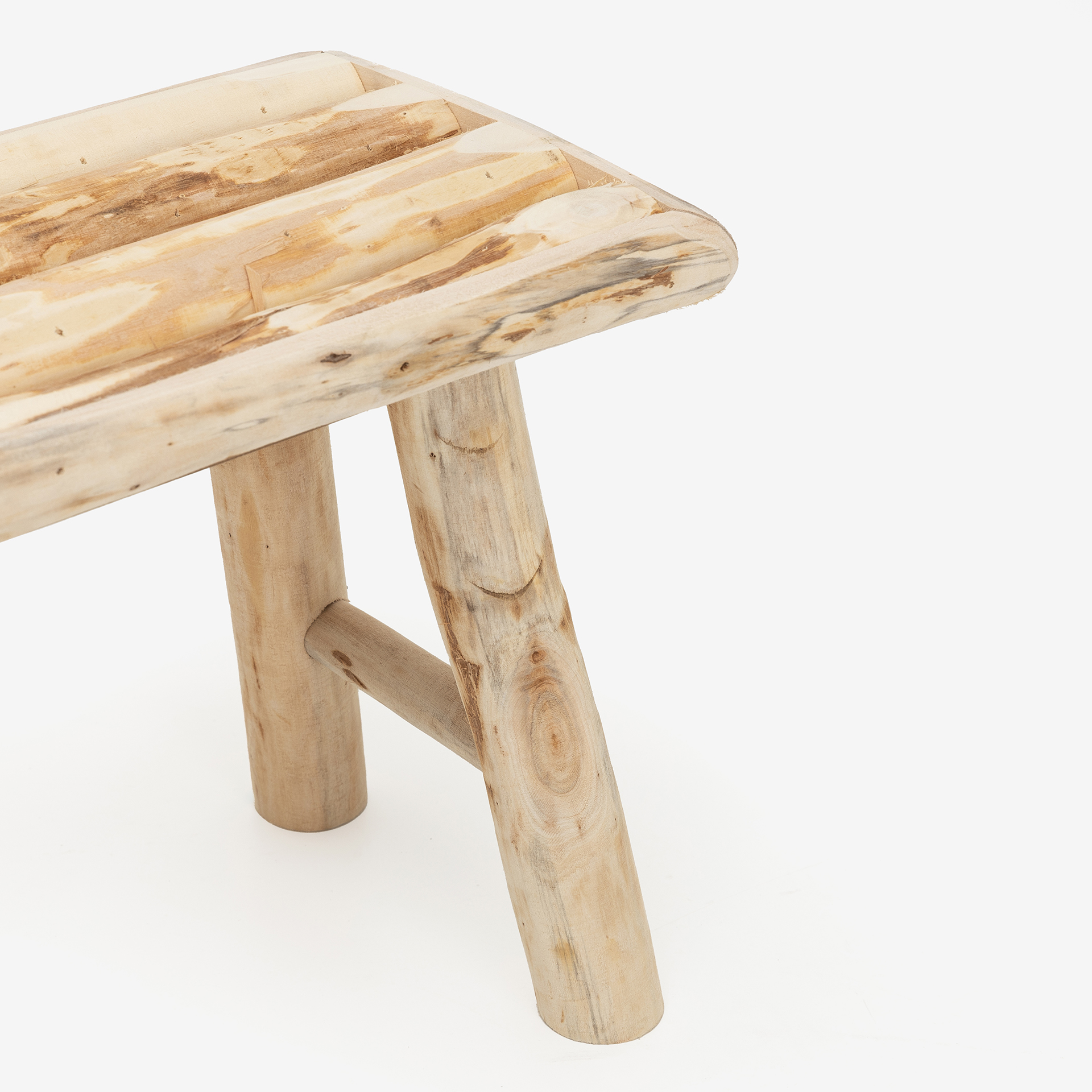 Taburete de madera Sand 34x23x31cm