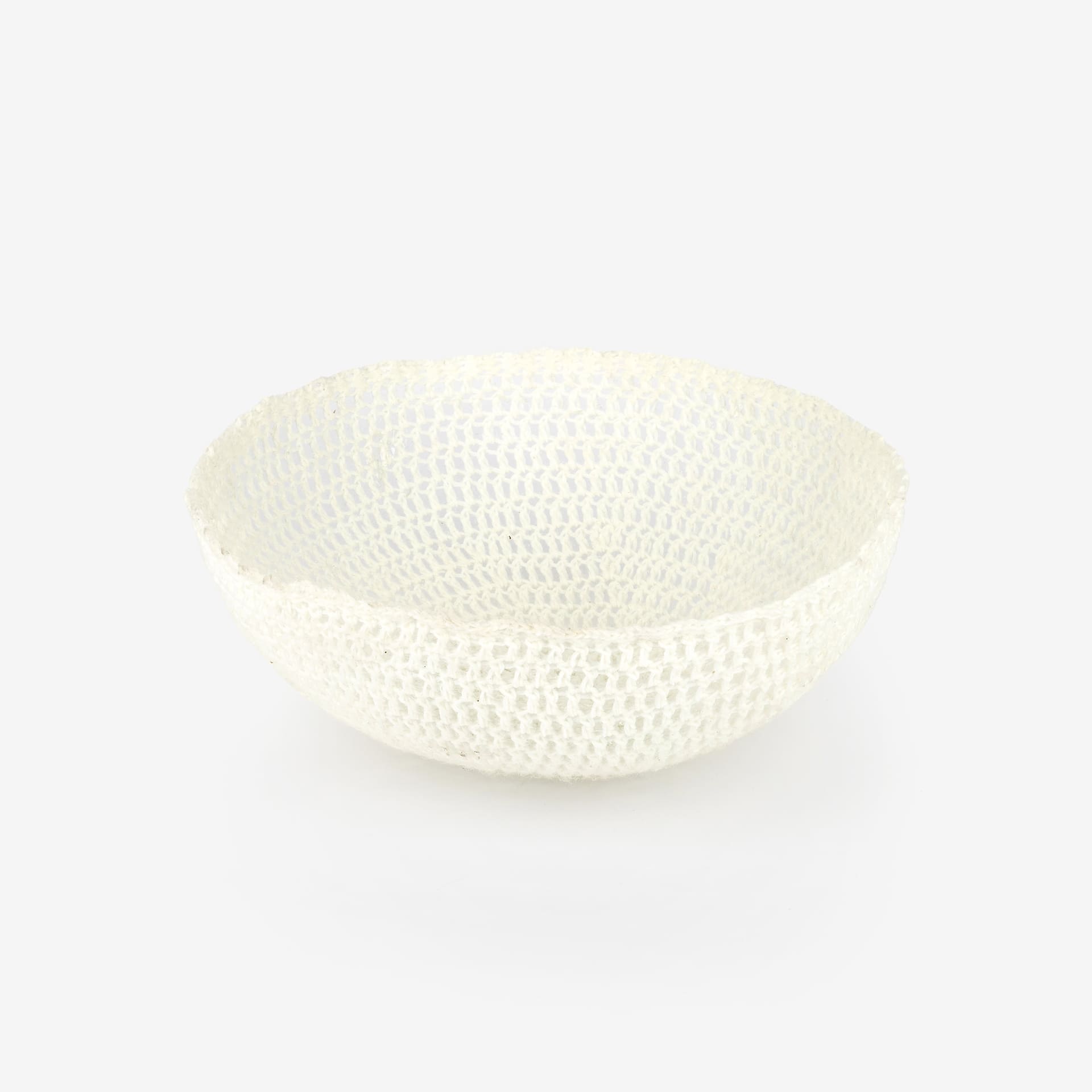 Frutero de algodón blanco Nadel Ø25x8cm