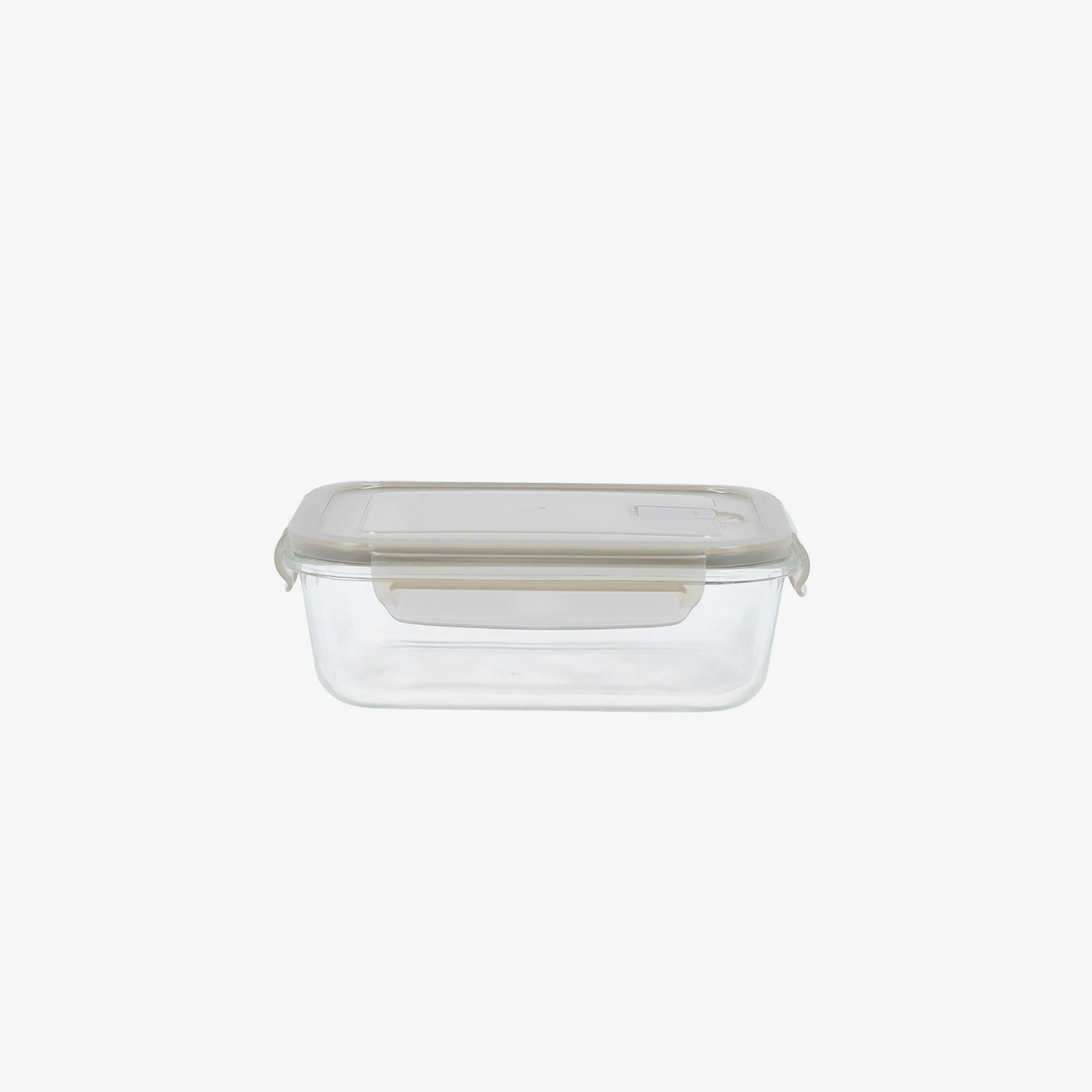 Recipiente herm&eacute;tico rectangular de vidrio Bruma 104cl