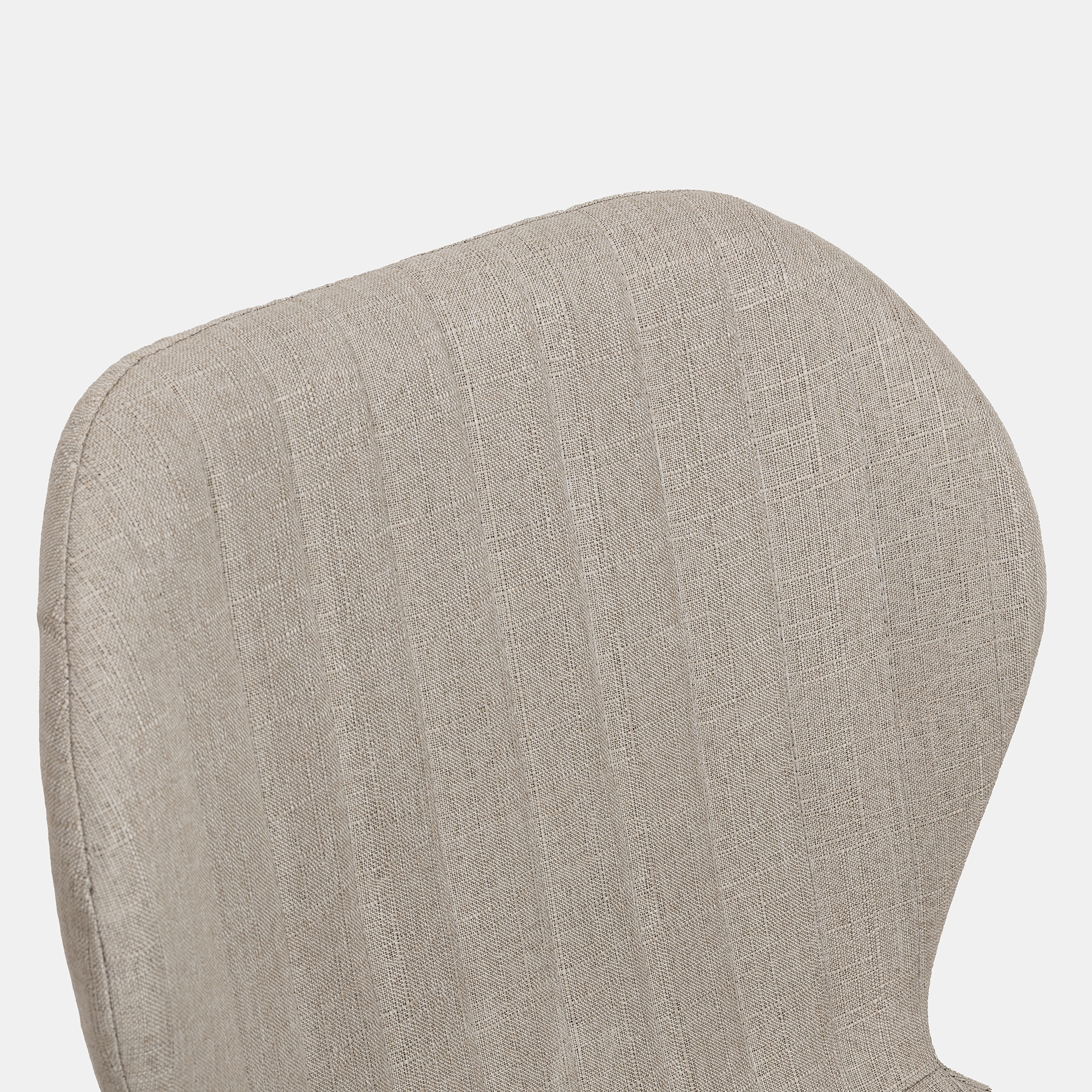 Silla de comedor beige Lydia 54x50x86cm Clau&Chloe