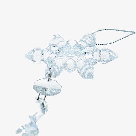 Decoraci&oacute;n de &aacute;rbol de Navidad de cristal 18cm