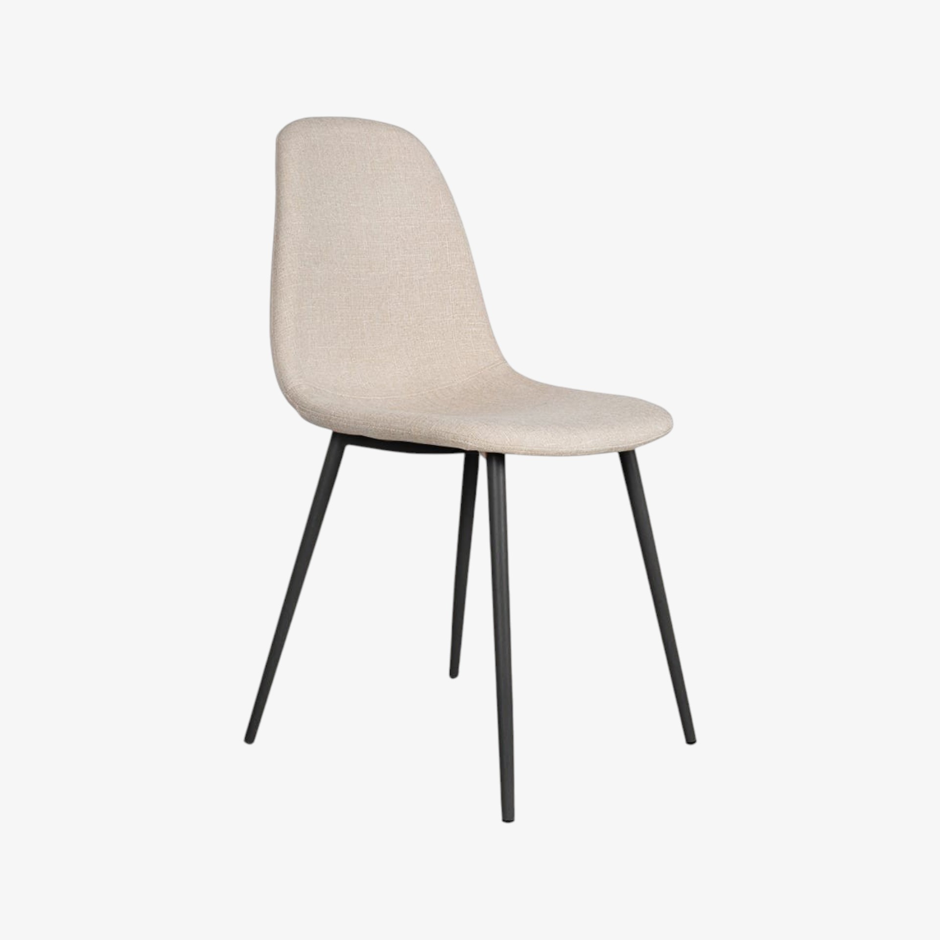 Silla de comedor beige arena Concept 45x55x86cm