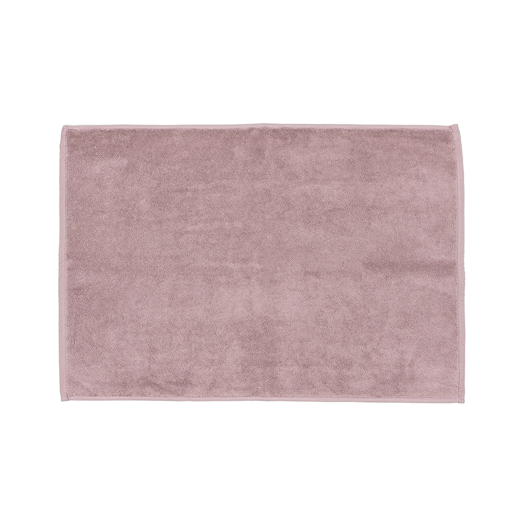 Alfombra de ba&ntilde;o algod&oacute;n Berenjena 50x70cm