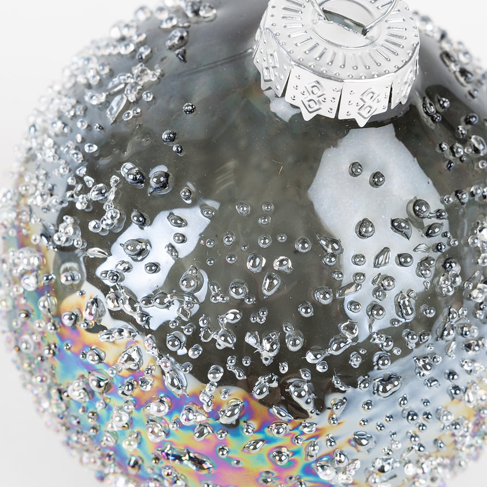 Bola decorativa de cristal Ø8cm en varios colores