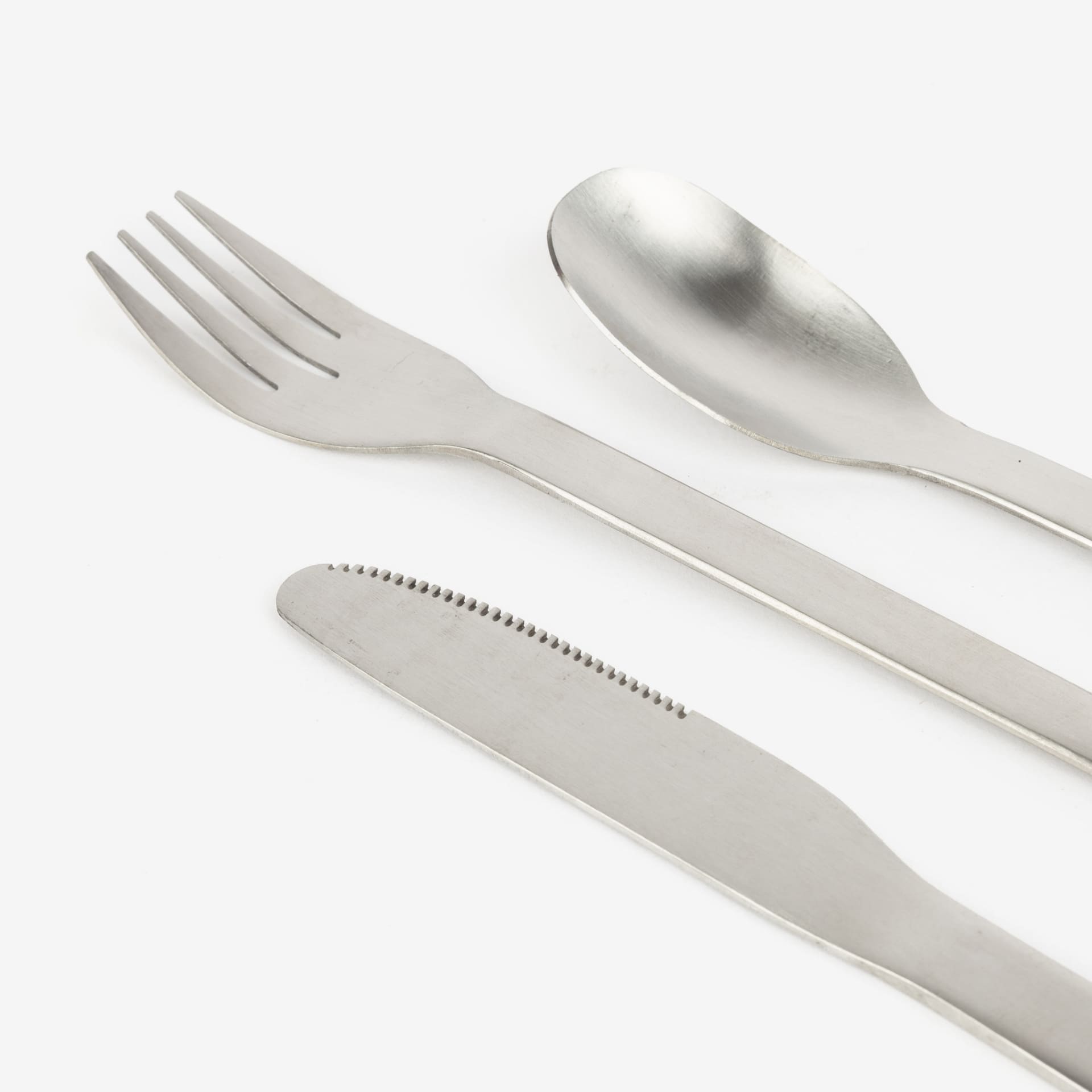 Set de cubiertos de acero inoxidable