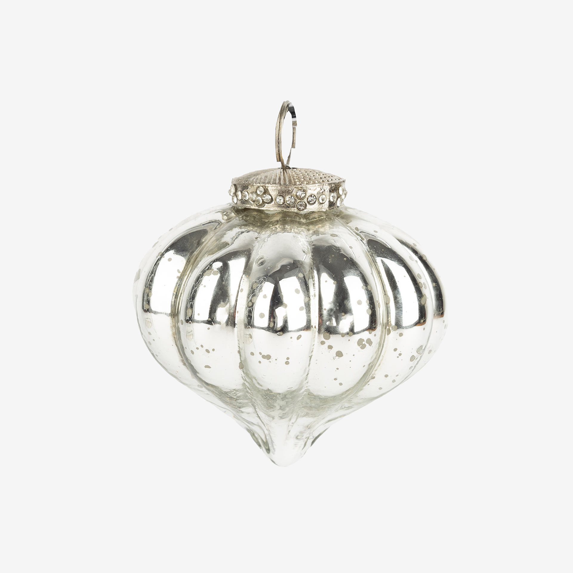 Bola decorativa de cristal plateaeda Ø8cm