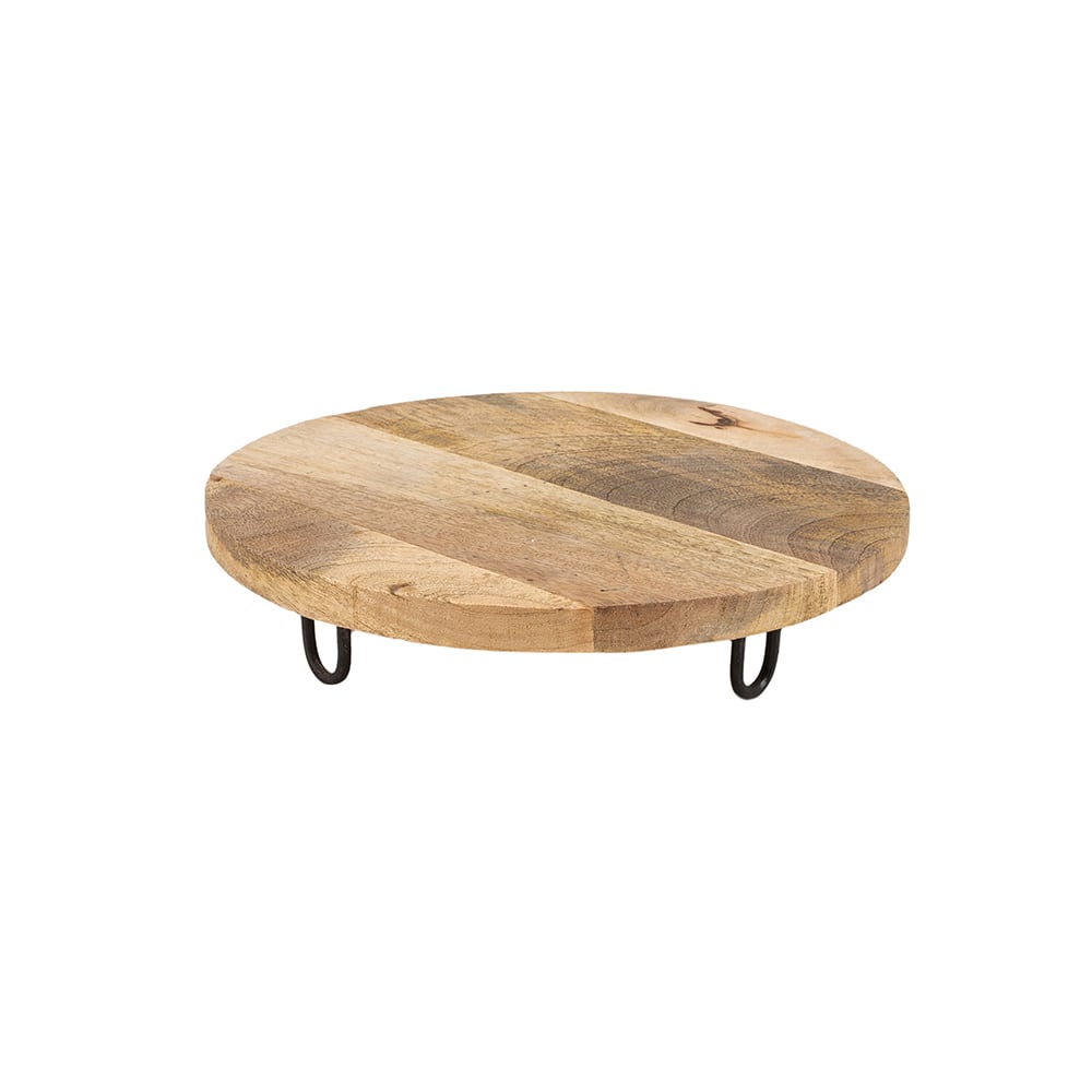 Bandeja de madera mango 30cm