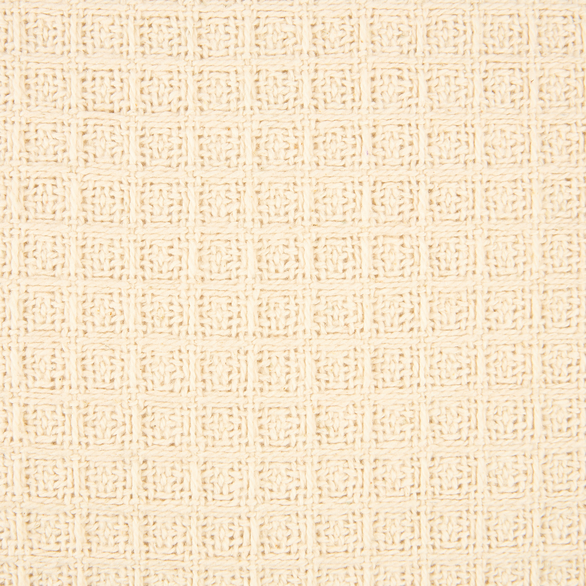 Funda de coj&iacute;n de algod&oacute;n natural Waffle 45x45cm