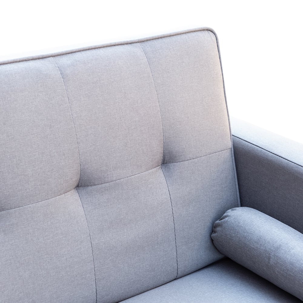 Sofá cama gris Roma 188x78x85cm