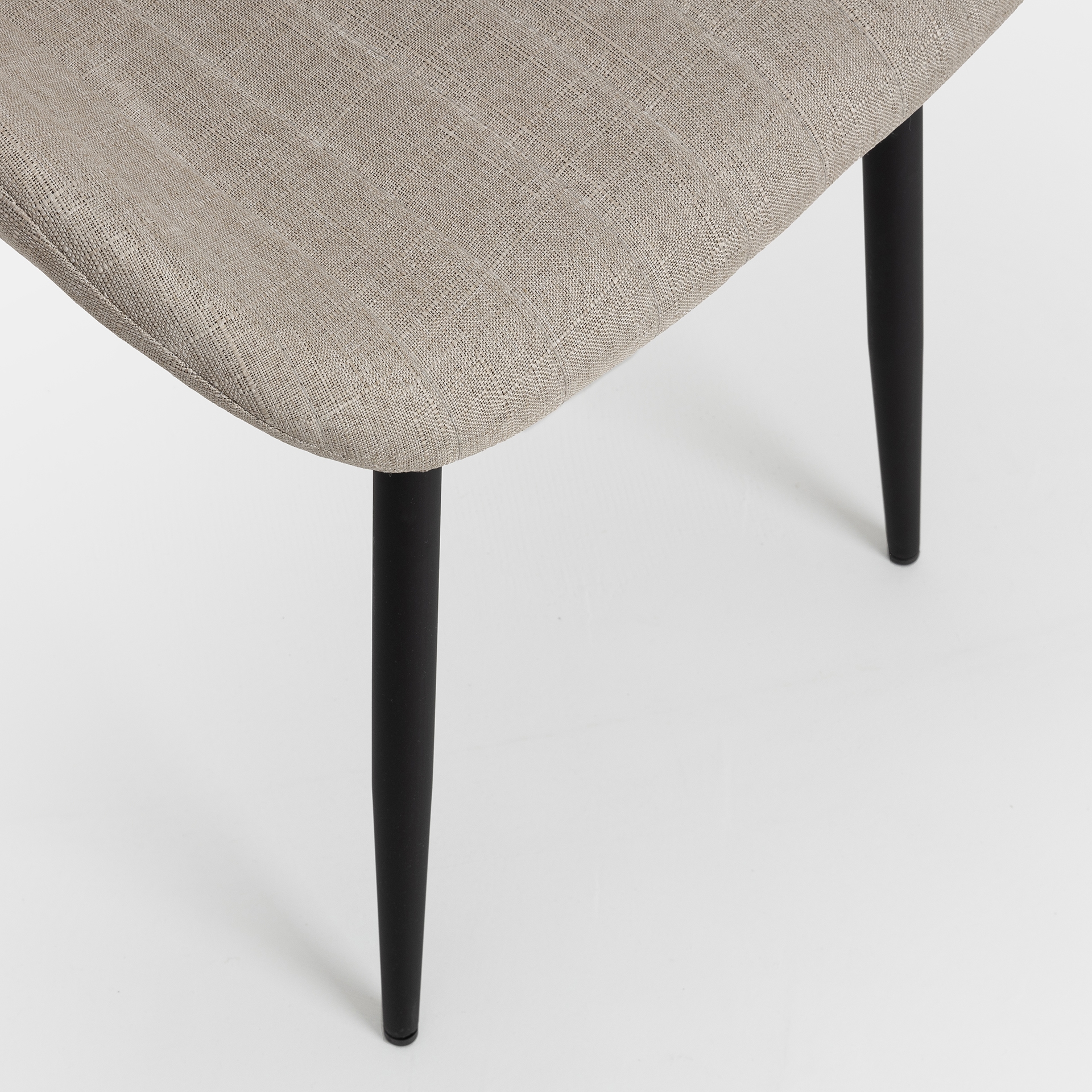 Silla de comedor beige Lydia 54x50x86cm Clau&Chloe