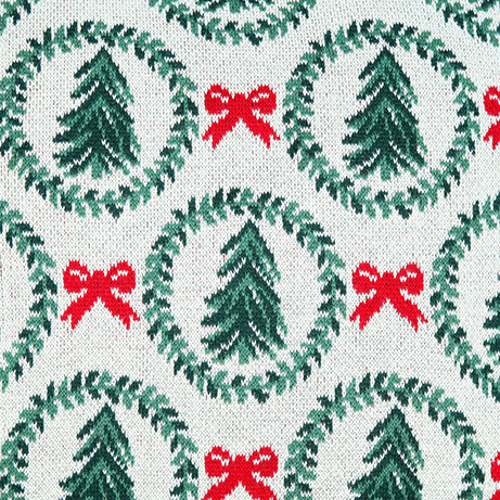 Funda de coj&iacute;n con coronas navide&ntilde;as Merry 45x45cm