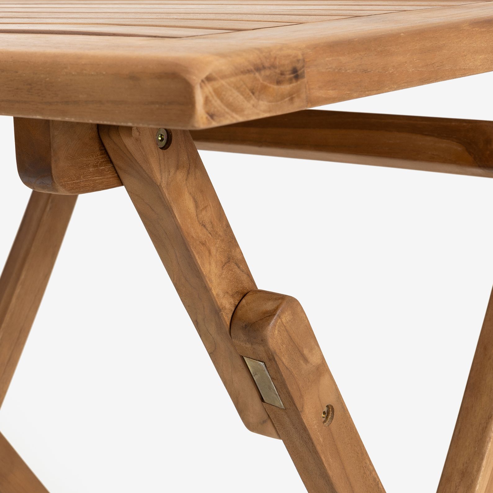 Mesa cuadrada de madera de teca 70x70x75cm