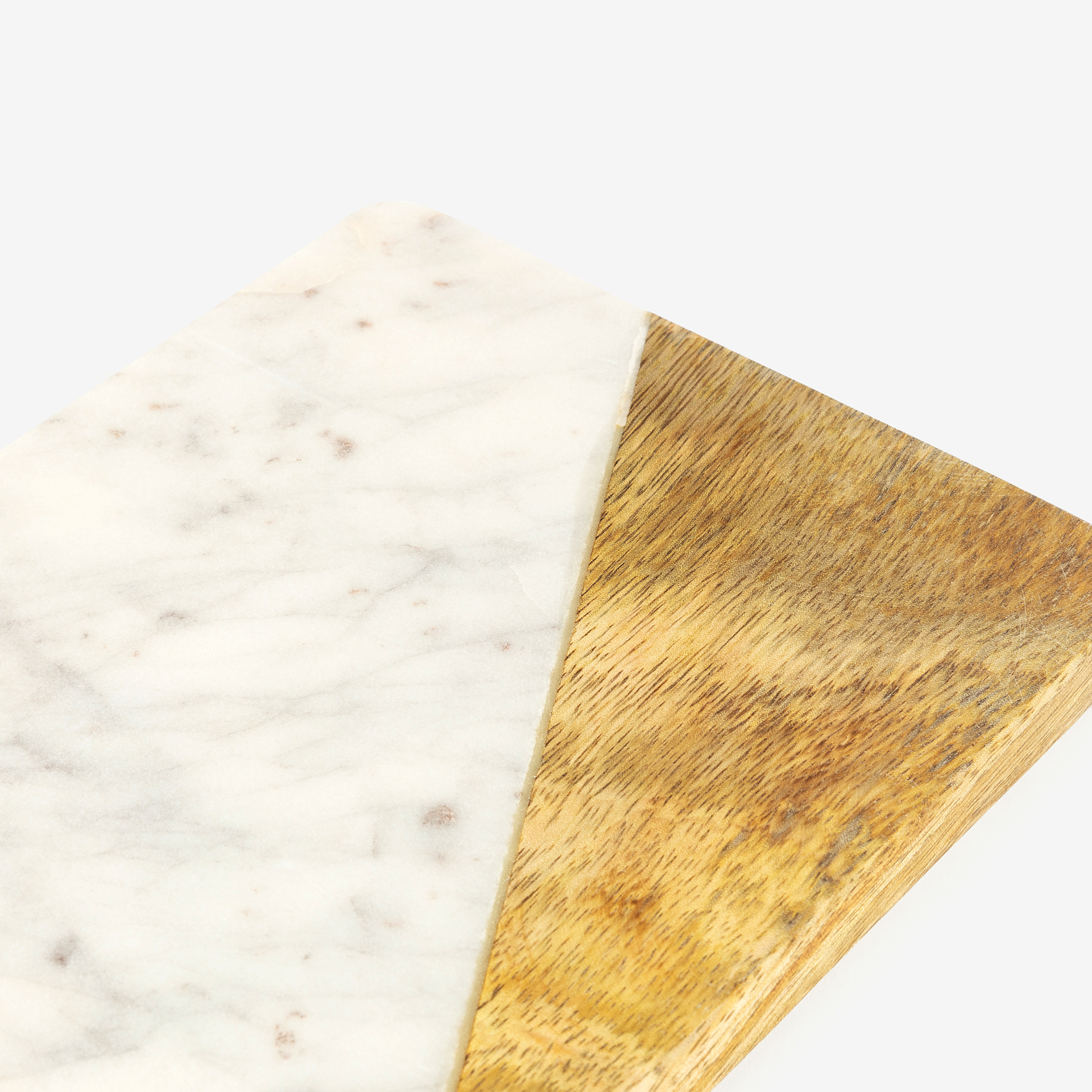 Tabla de cortar de mármol blanco 30x15cm