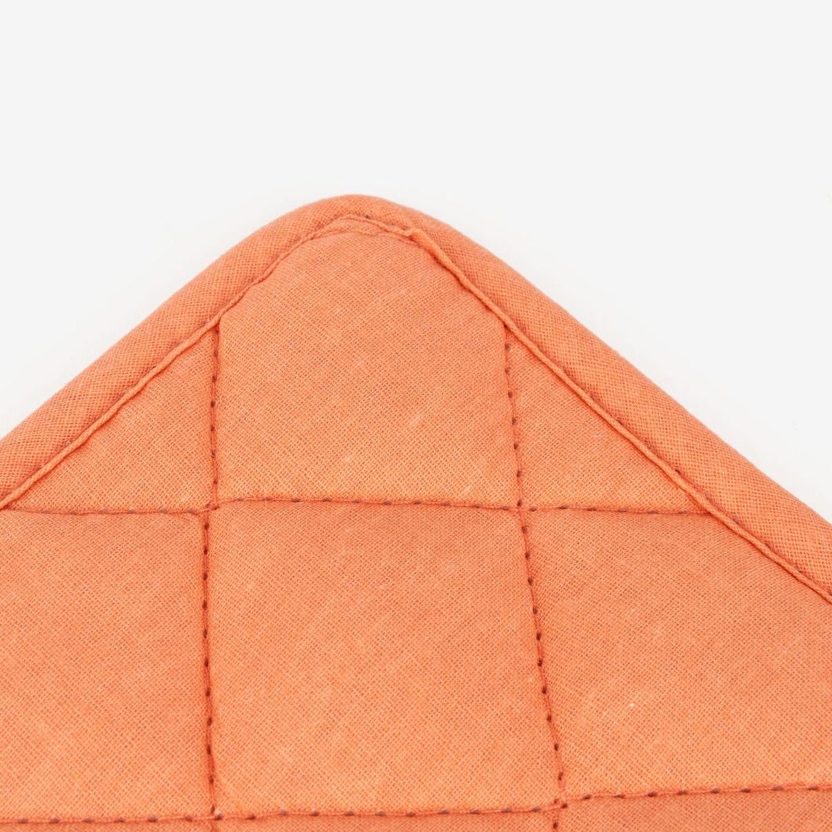 Agarradera de algod&oacute;n naranja Lasis 20x20cm