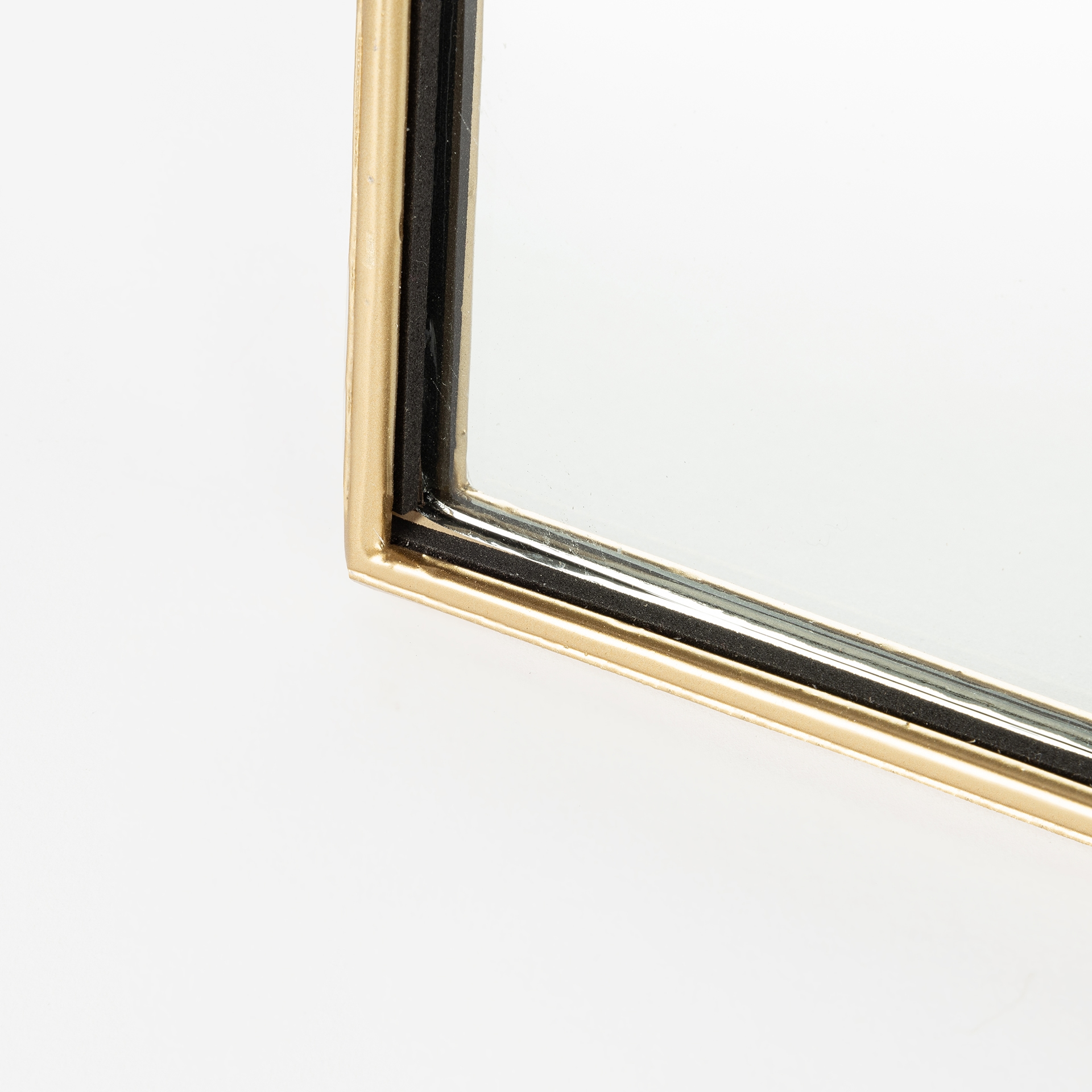 Espejo ventana de hierro dorado Ian 54x74cm