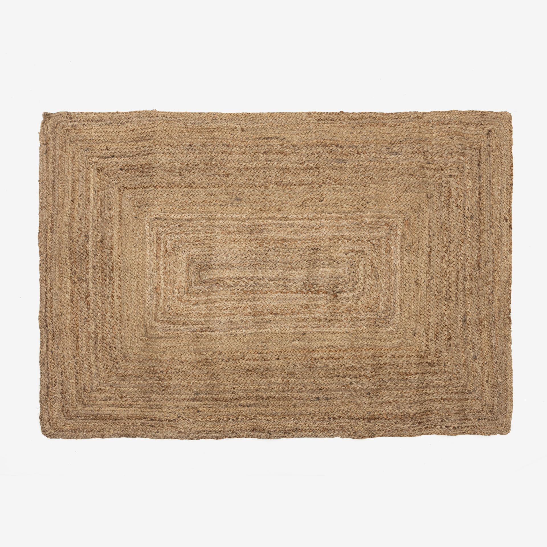 Alfombra rectangular de yute 170x120cm